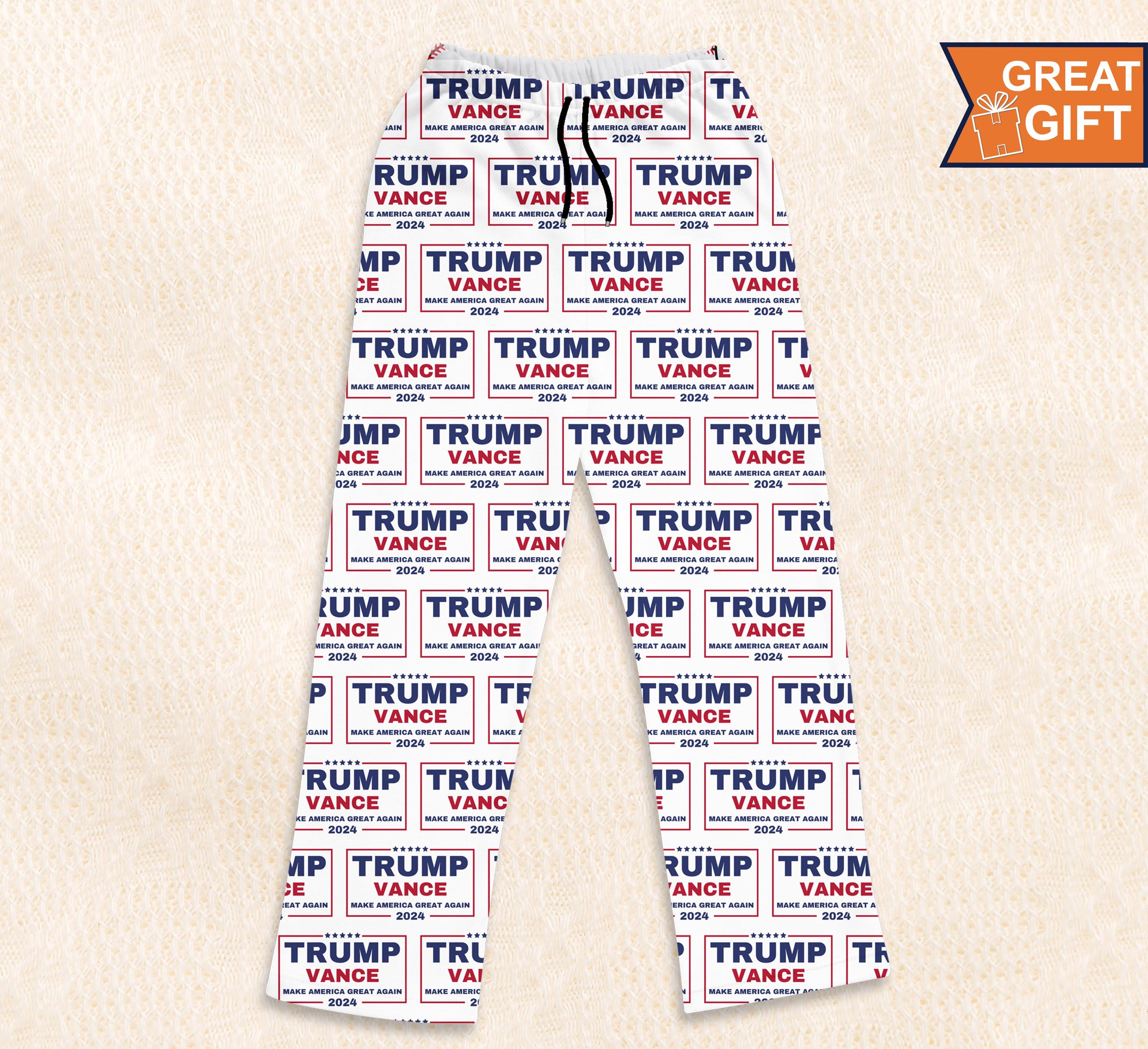 Trump Vance 2024 Pajamas, MAGA 2024 Pajamas Shirt Donald Trump, Trump For President, 2024 Election Shirts, Republican Voting shirt