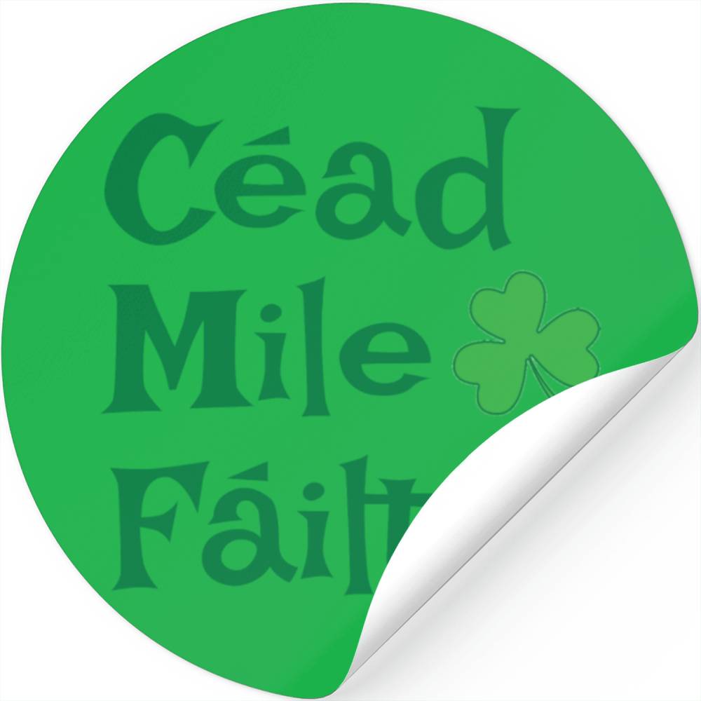 Cead Mile Failte Stickers