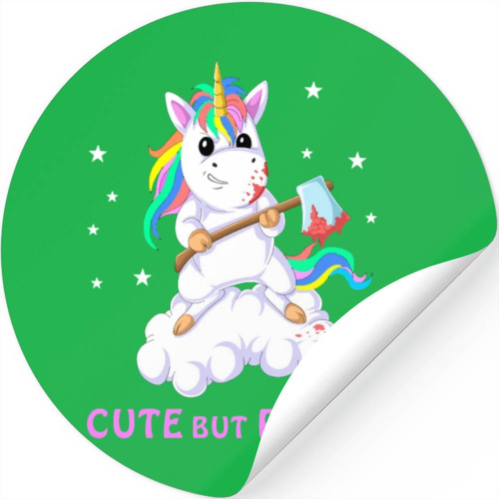 bloody unicorn Stickers