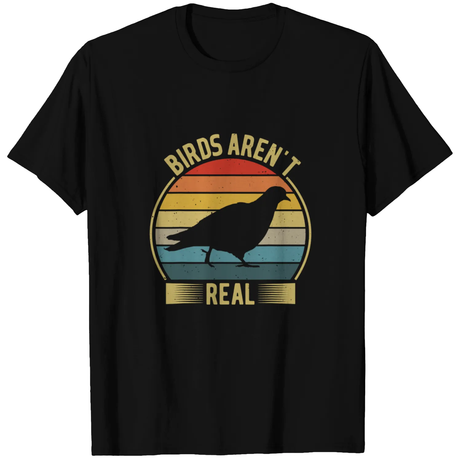 Birds Aren't Real Vintage Retro Bird T-Shirt