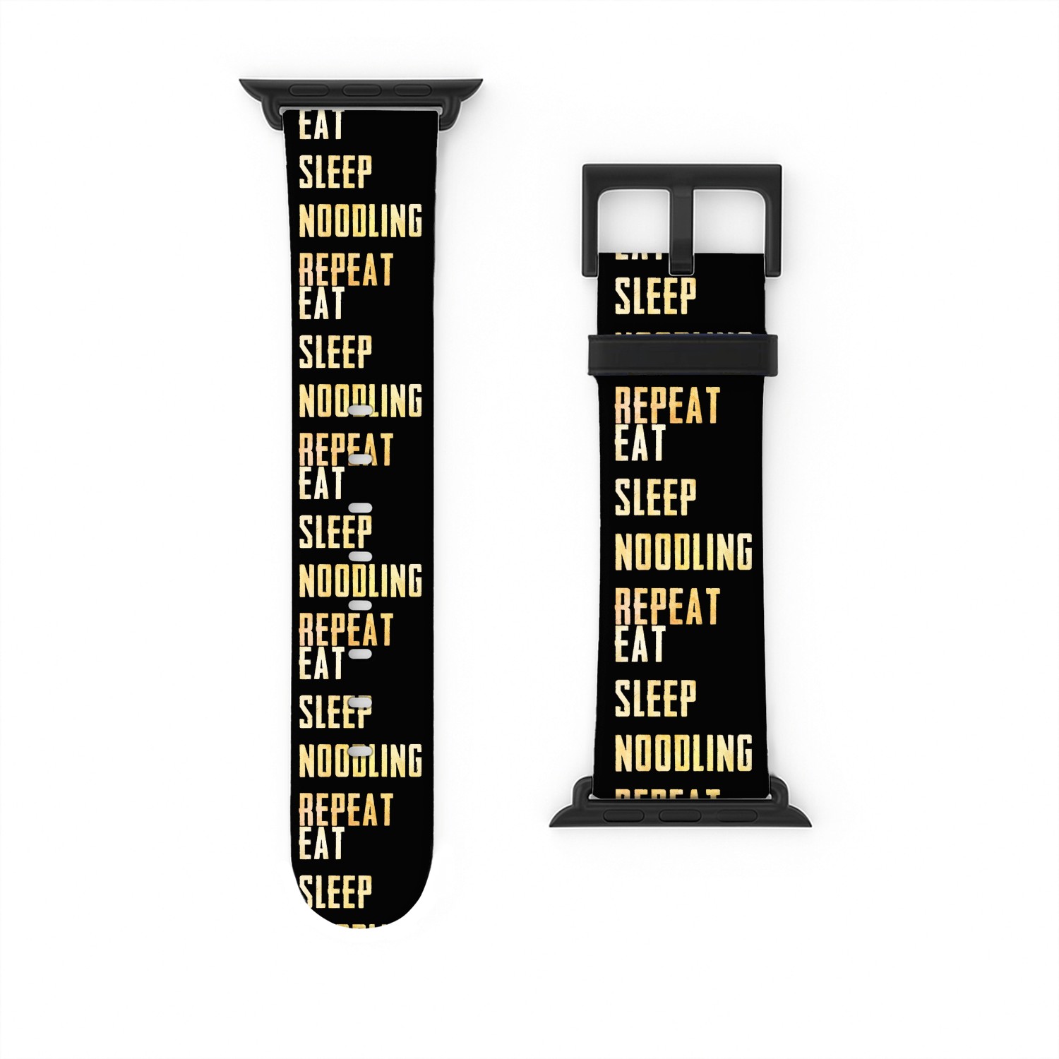 Flathead Fish Eat Sleep Noodling Repeat Catfish Watch Bands For Apple Watch