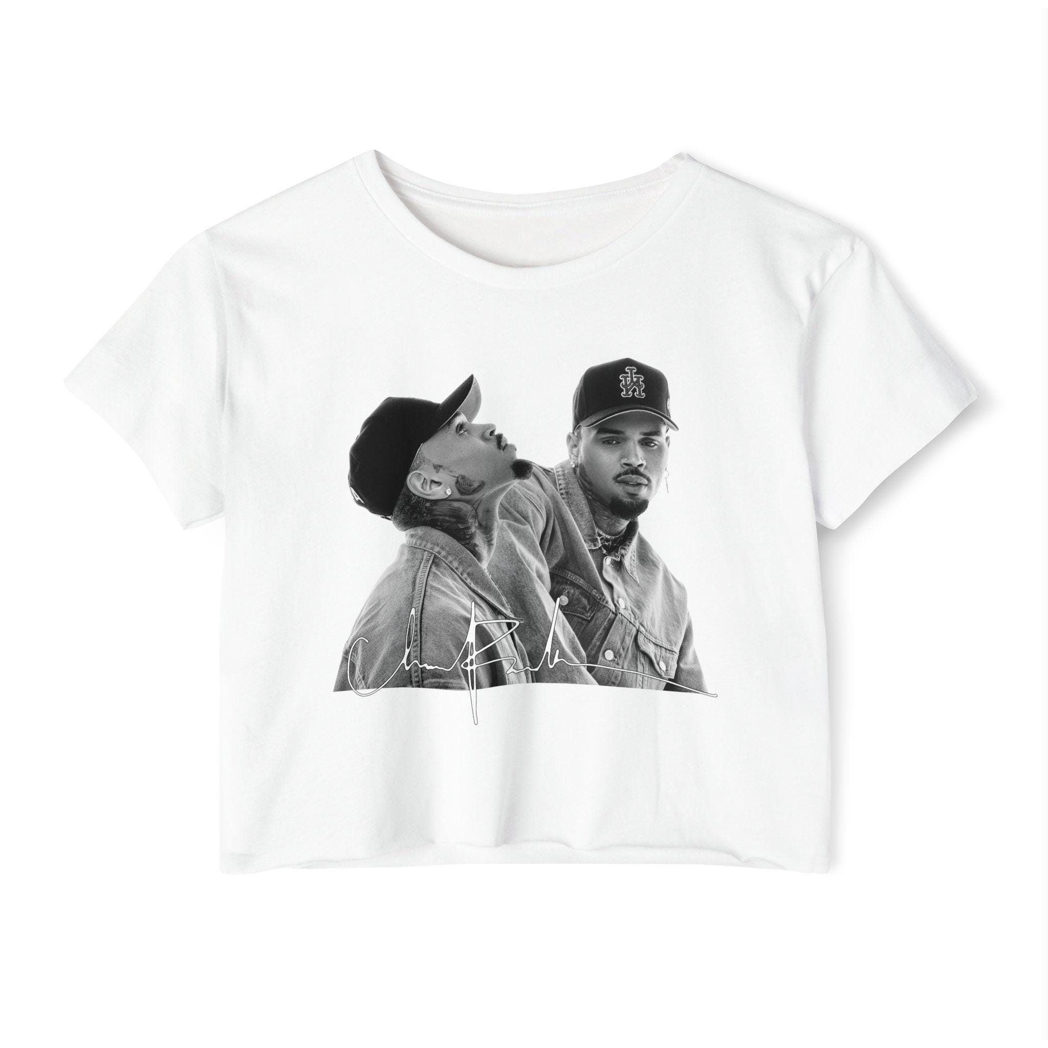 Chris Brown tour crop shirt, Chris Brown world Tour crop top, Chris Brown t-shirt