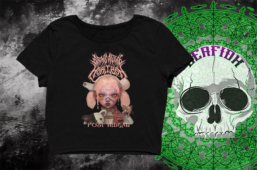 Bring Me The Horizon Crop Top, Band Tee, BMTH Graphic Tee, Rock Music T-shirt, Fan Merch, Concert Shirt, Funny Crop Tops