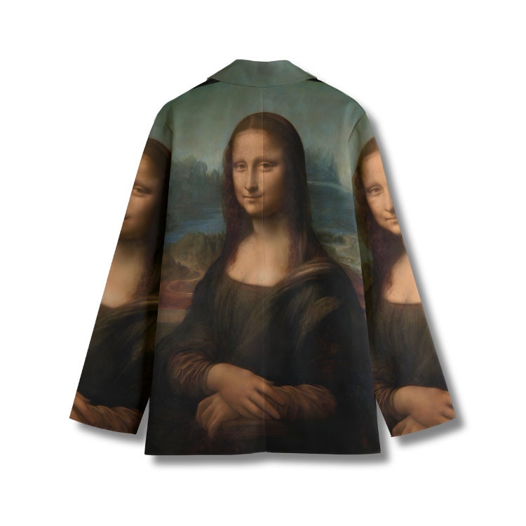 Mona Lisa Casual Blazer, Women Suit Jacket, Gift For Her