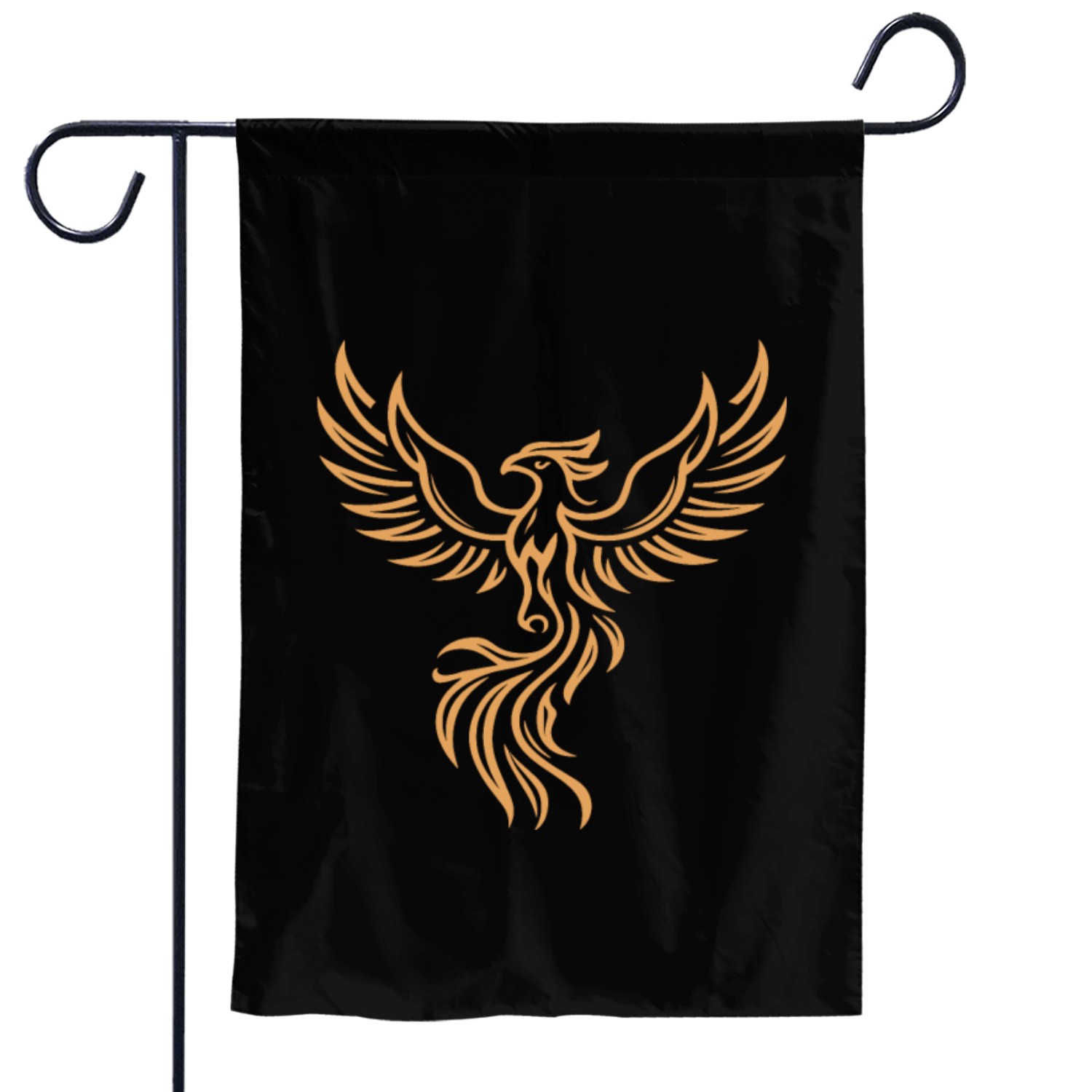 Phoenix Majestic Tribal Art Bird Fire Symbol Garden Flags