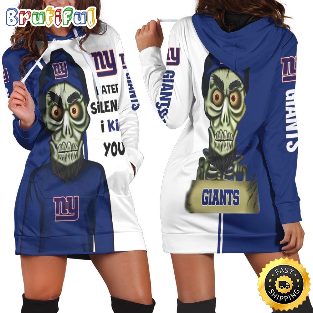 football New York Giants Hoodie Dress Haters I Kill You Print 3D Hoodie Women For Fans
