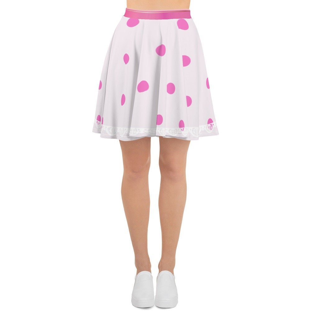 Sheep Herding Girl Running Costume Skater Skirt