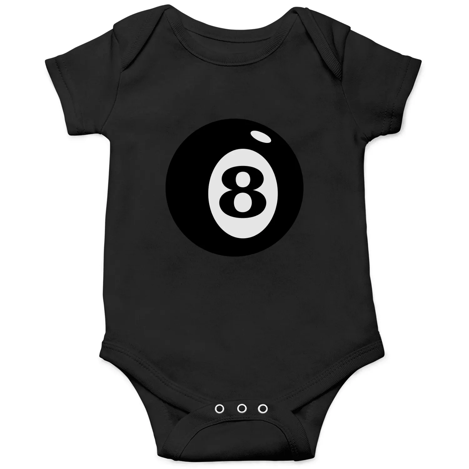 number 8 ball (2c) Onesies