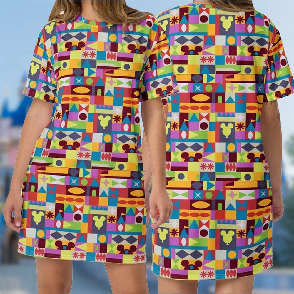 Magical Popcorn Box 3D T-shirt, Popcorn All Over Print Shirt And Dress, Popcorn Mom Daughter Dress, Popcorn Box Cosplay Costume Tee