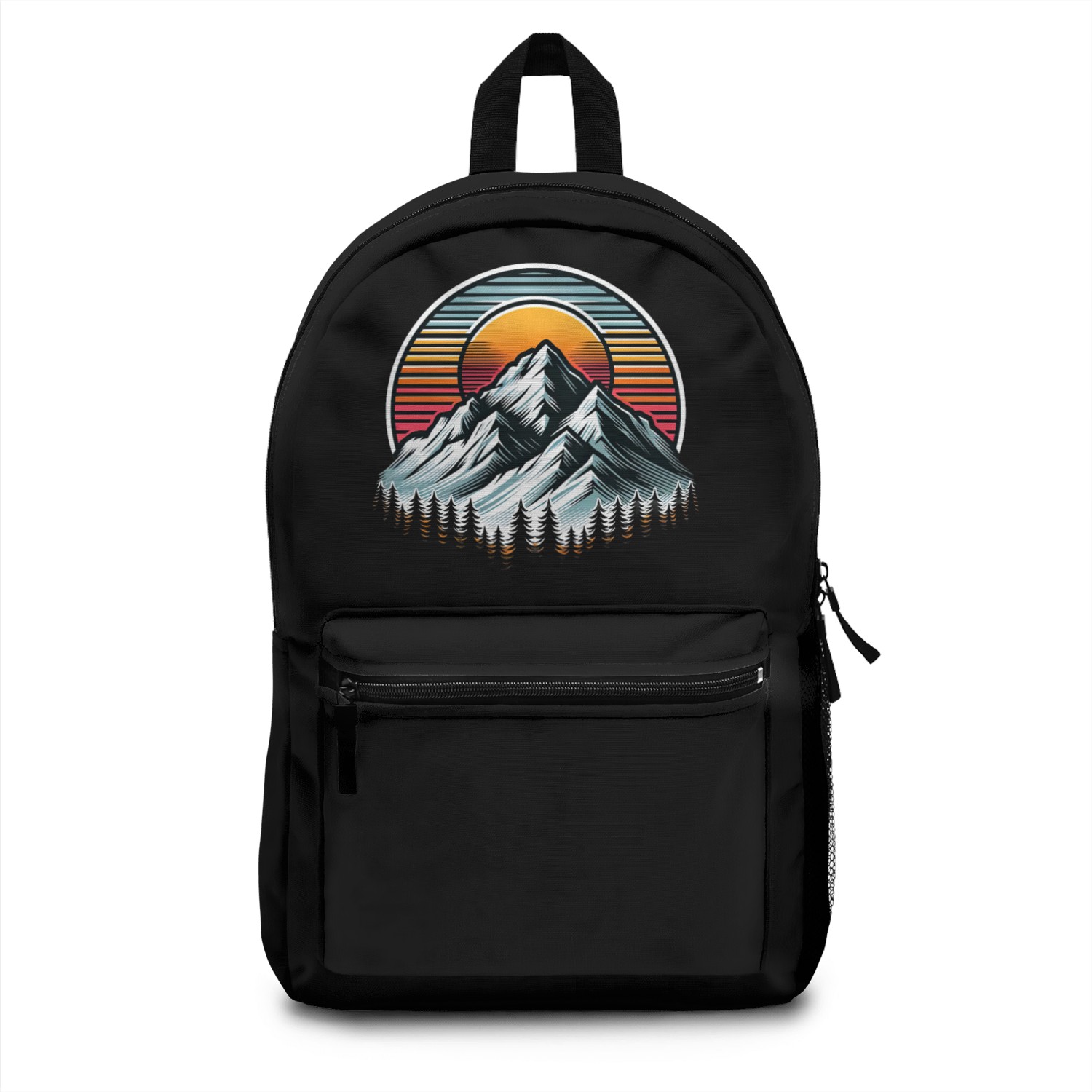 Camping Golden Sunset Mountain Dream Adventure Backpacks