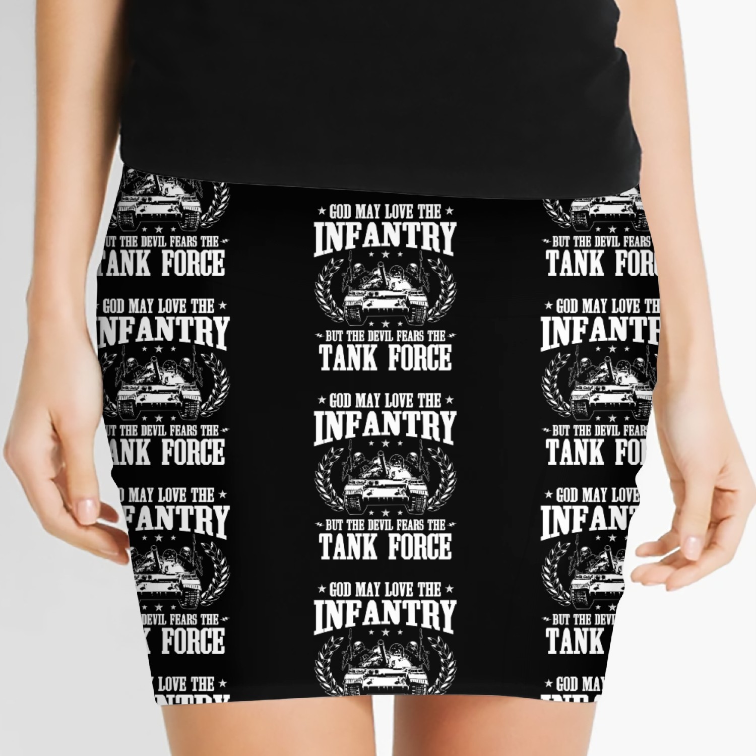 Tank Force/Panzer/Tank/Troops/Army/Gift/Present Women's Mini Skirts