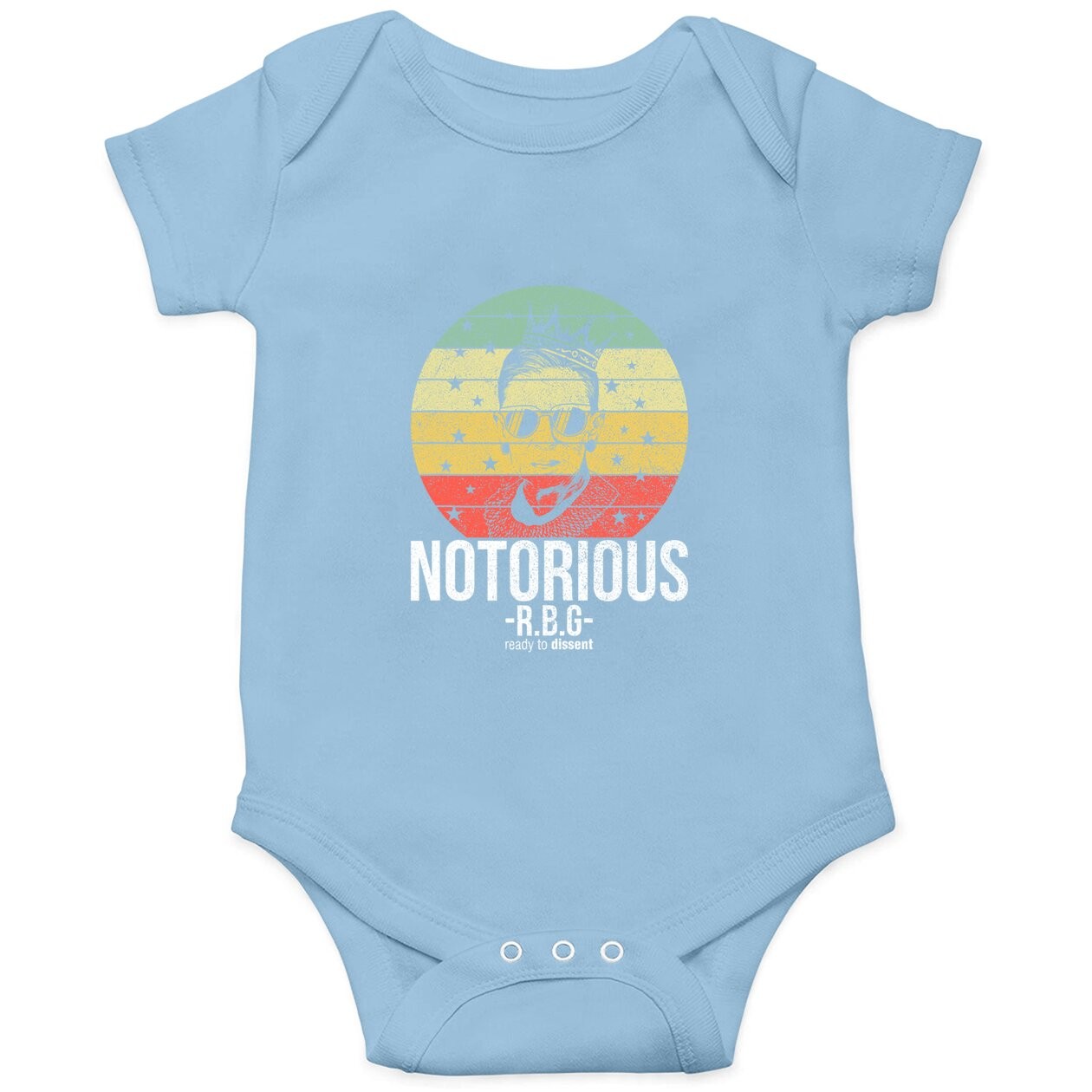 Notorious Rbg Ruth Bader Ginsburg Baby Bodysuit Political Feminist Baby Bodysuit