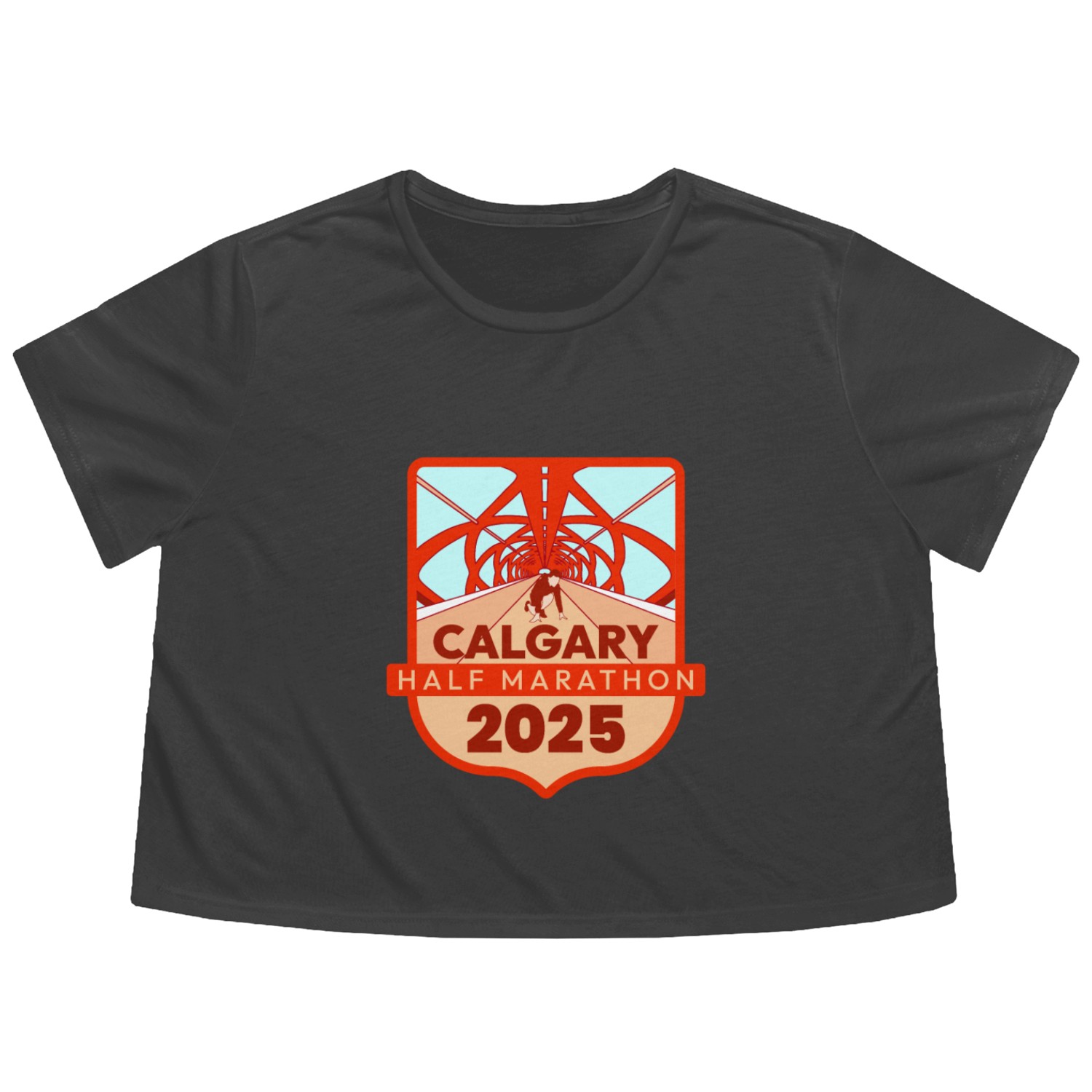 Calgary Half Marathon – 2025 Flowy Cropped Tees