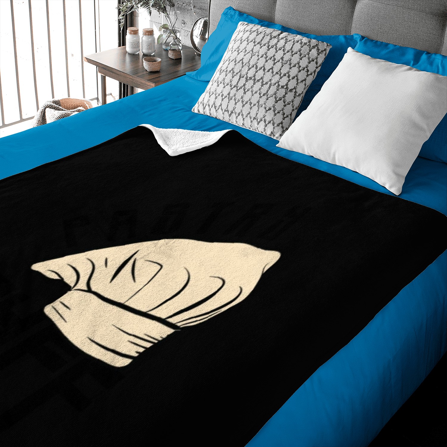 Pastry Chef Skull Baking Pastry Baked Goods Baby Blankets