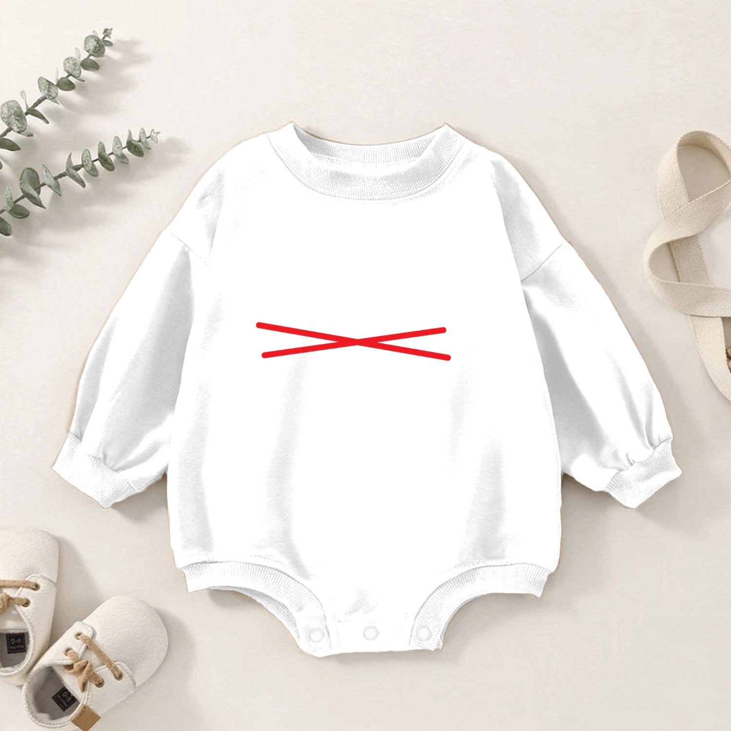 V Is Valentine Vegetarian Baby Romper Sweatshirts