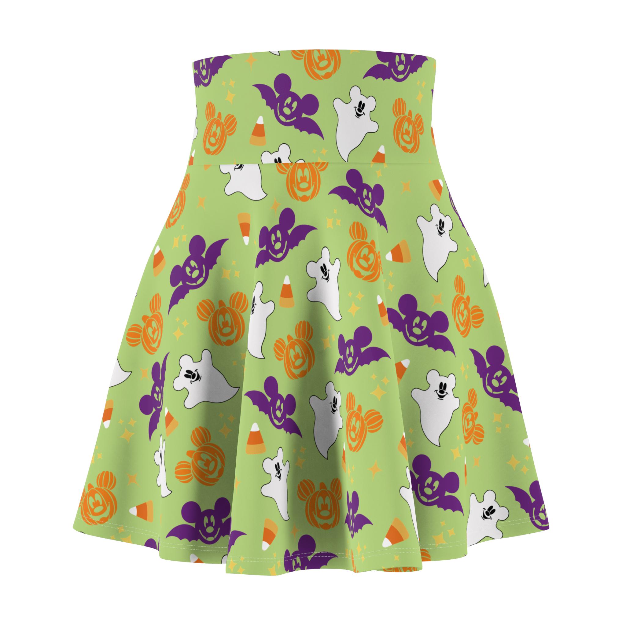 Halloween Skirt: Spooky Mouse Ghosts, Bats, and Candy