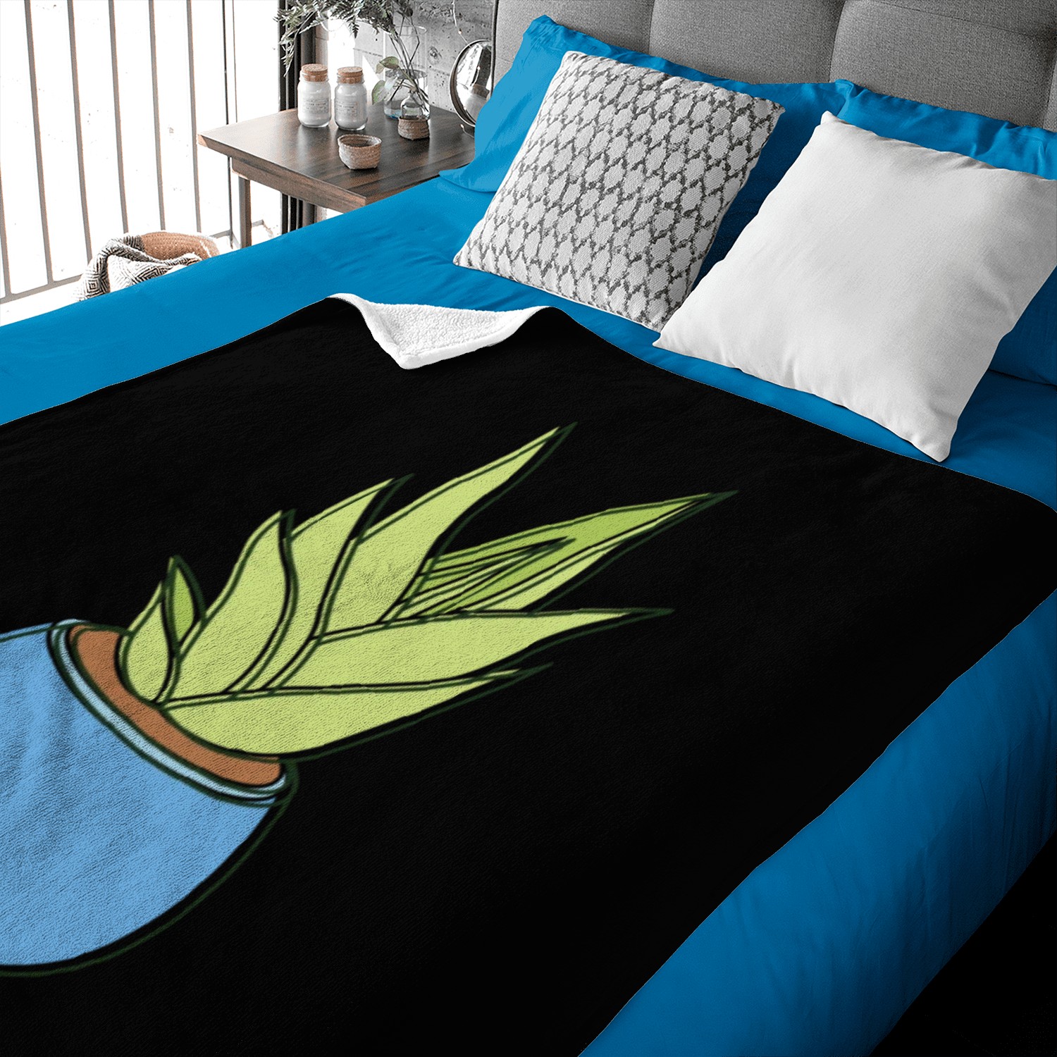plant Everyone sees the world Baby Blankets
