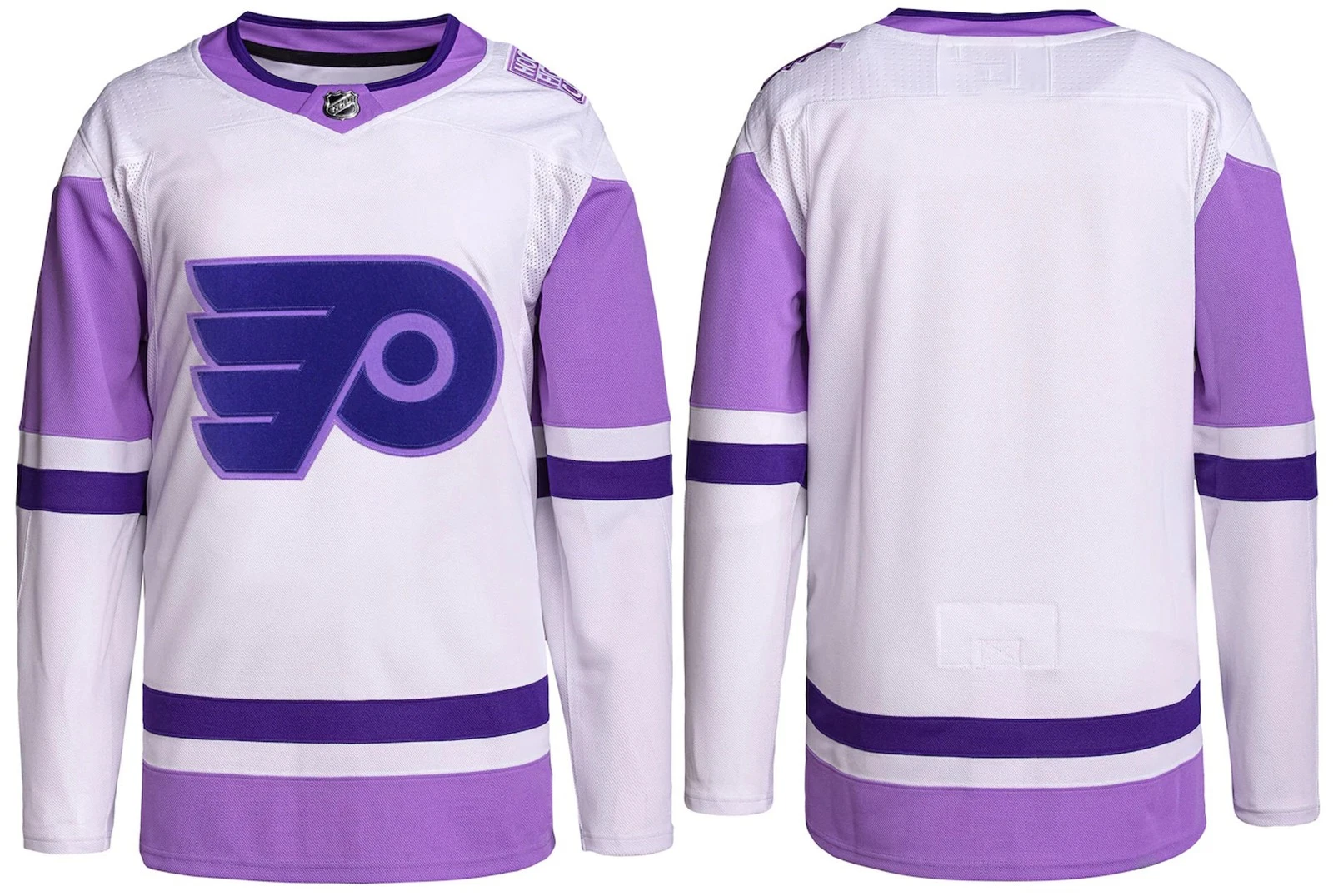 Philadelphia Flyer Hockey Fights Cancer Blank Hockey Jersey