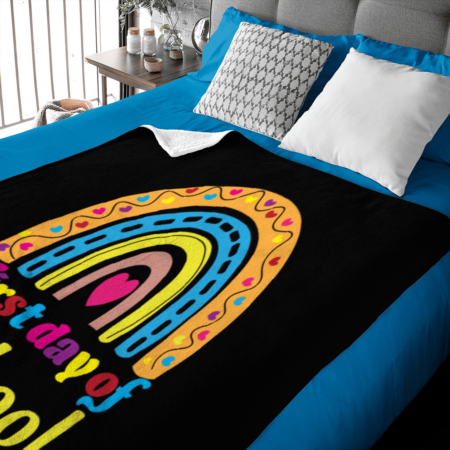 first day of school Baby Blankets