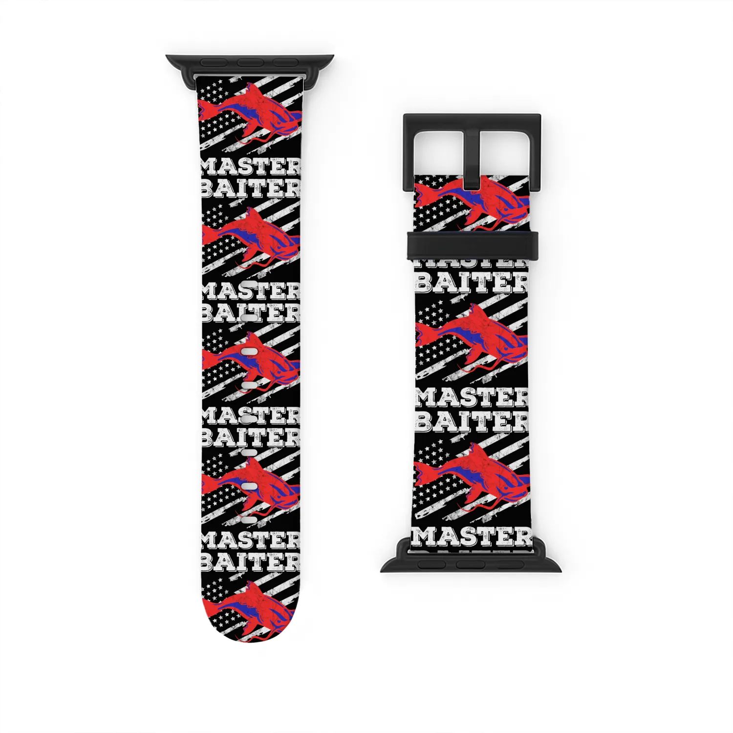 Master Baiter - Wels Catfish Hunter Watch Bands For Apple Watch