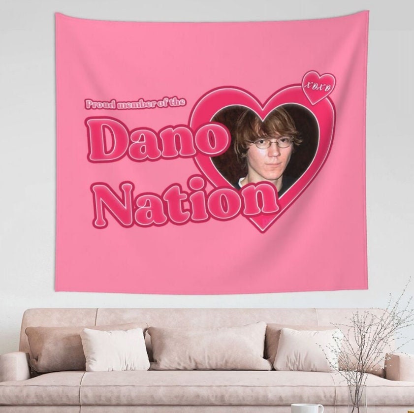 Proud Member Of The Dano Nation Tapestry Wall Hanging Print Polyester Tapestry INS Throw Rug Blanket Room Decor