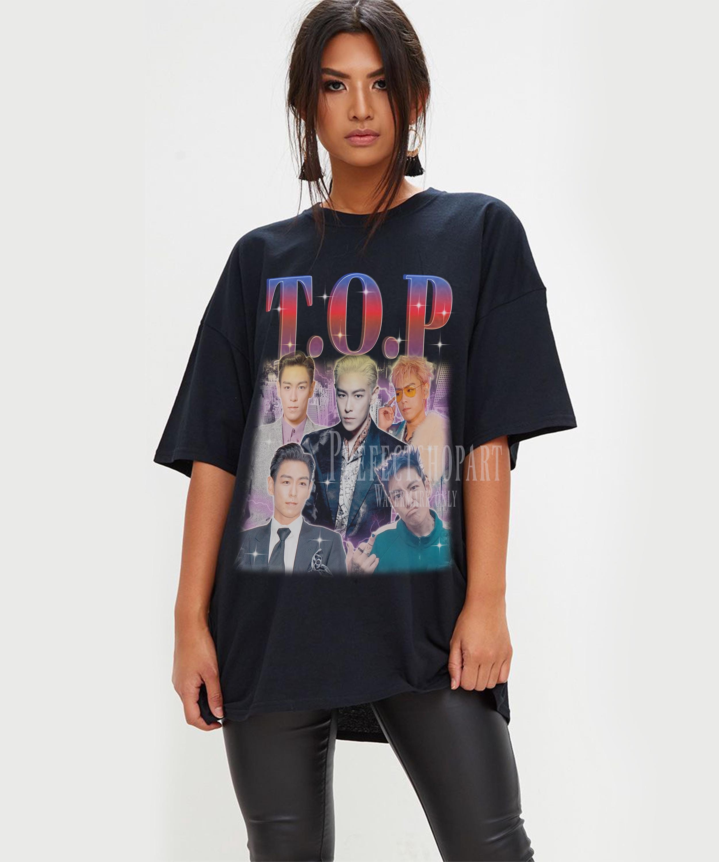Retro T.O.P Shirt, CHOI SEUNG-HYUN Shirt - Choi Seung-hyun Vintage Shirt