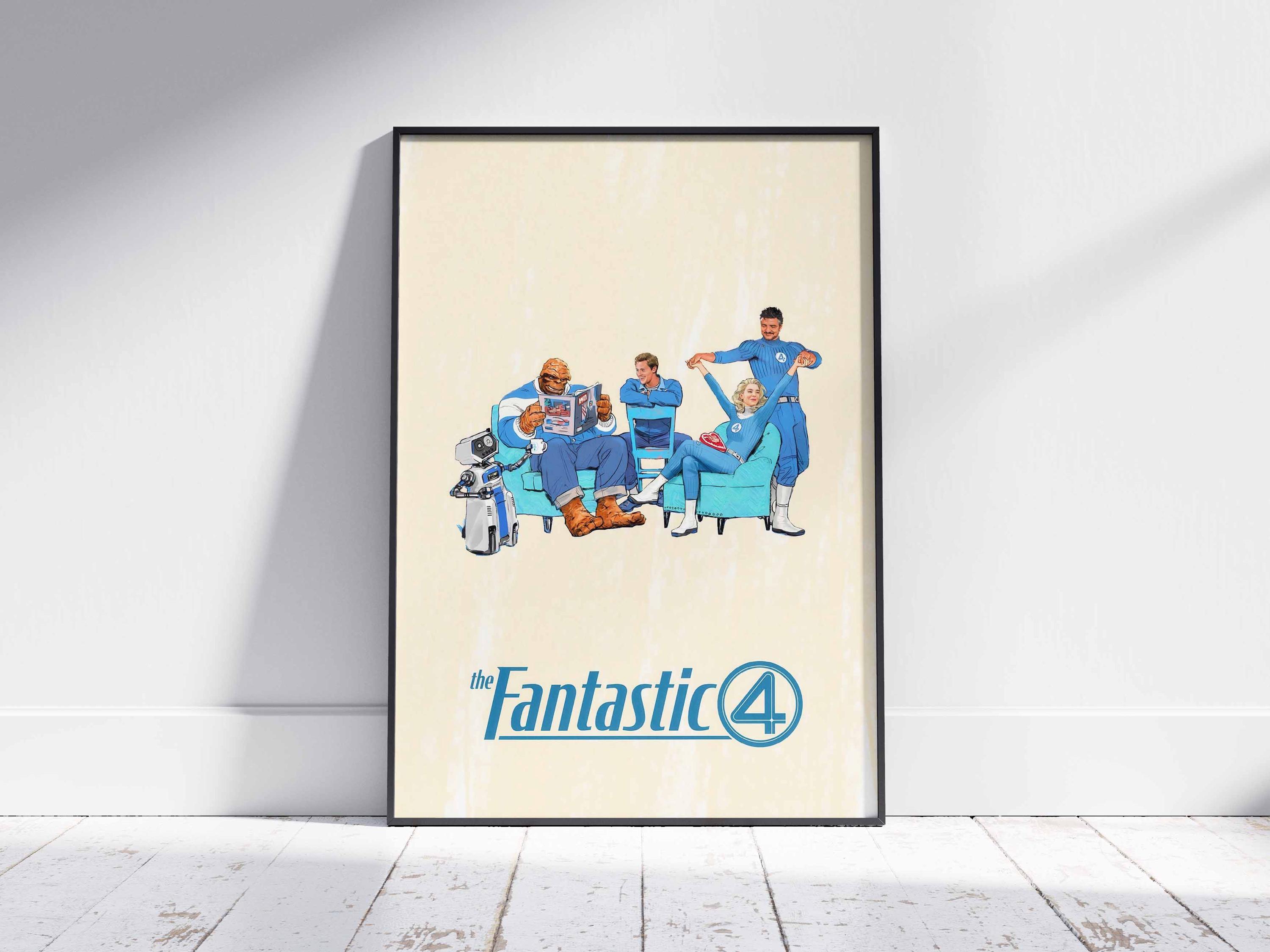 The Fantastic Four: First Steps (2025) Movie Poster