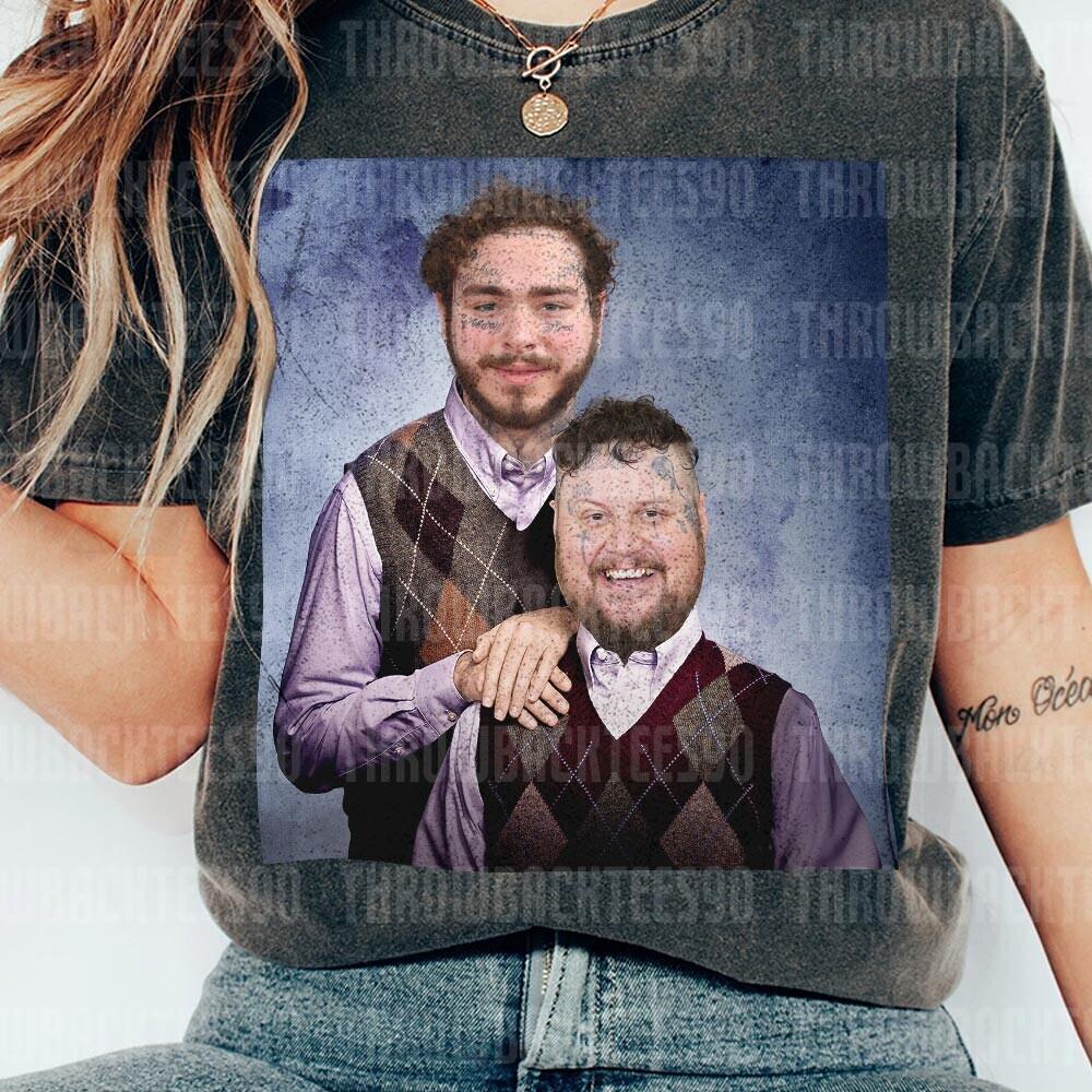 Post Malone Jelly Music Shirt, Posty Step Bros Funny Tour 2025, Concert Tour Gift For Fan TP0304