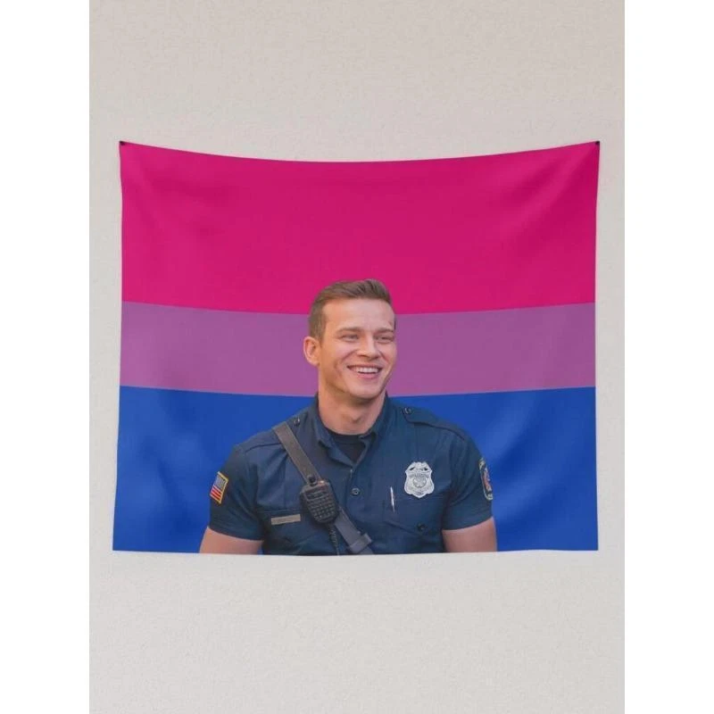 Bi Pride Flag Wall Tapestry | Gay Pride Tapestry | Pride Month | LGBT Gift