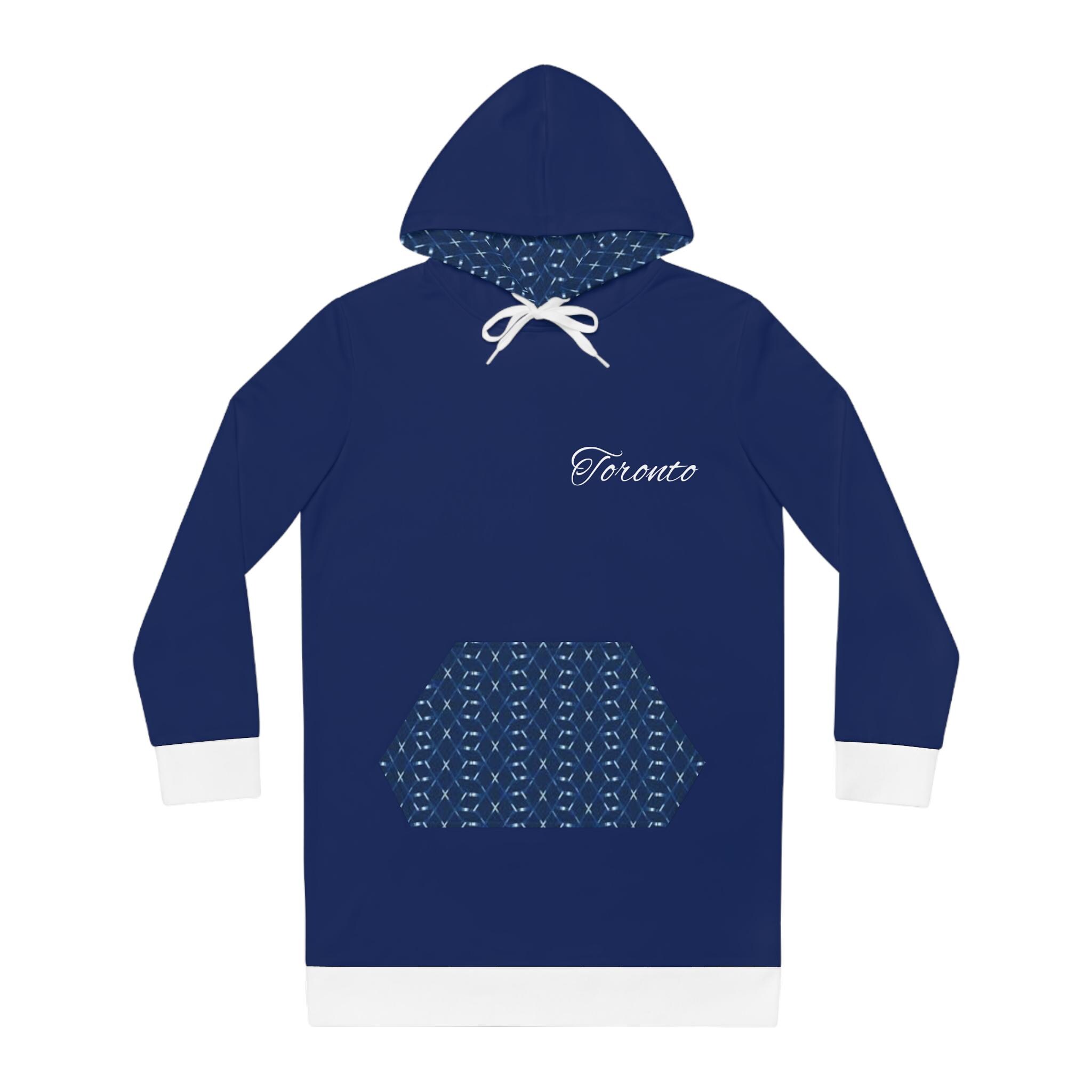 Toronto Hockey Themed Women's Hoodie Dress