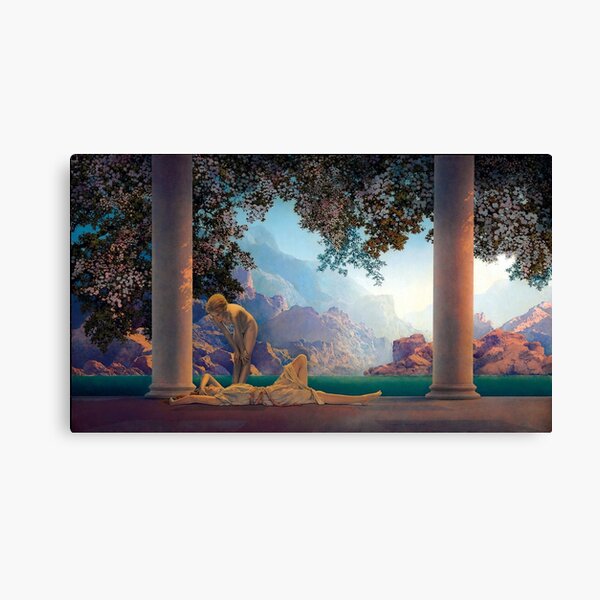 Maxfield Parrish - Daybreak 1922 Canvas