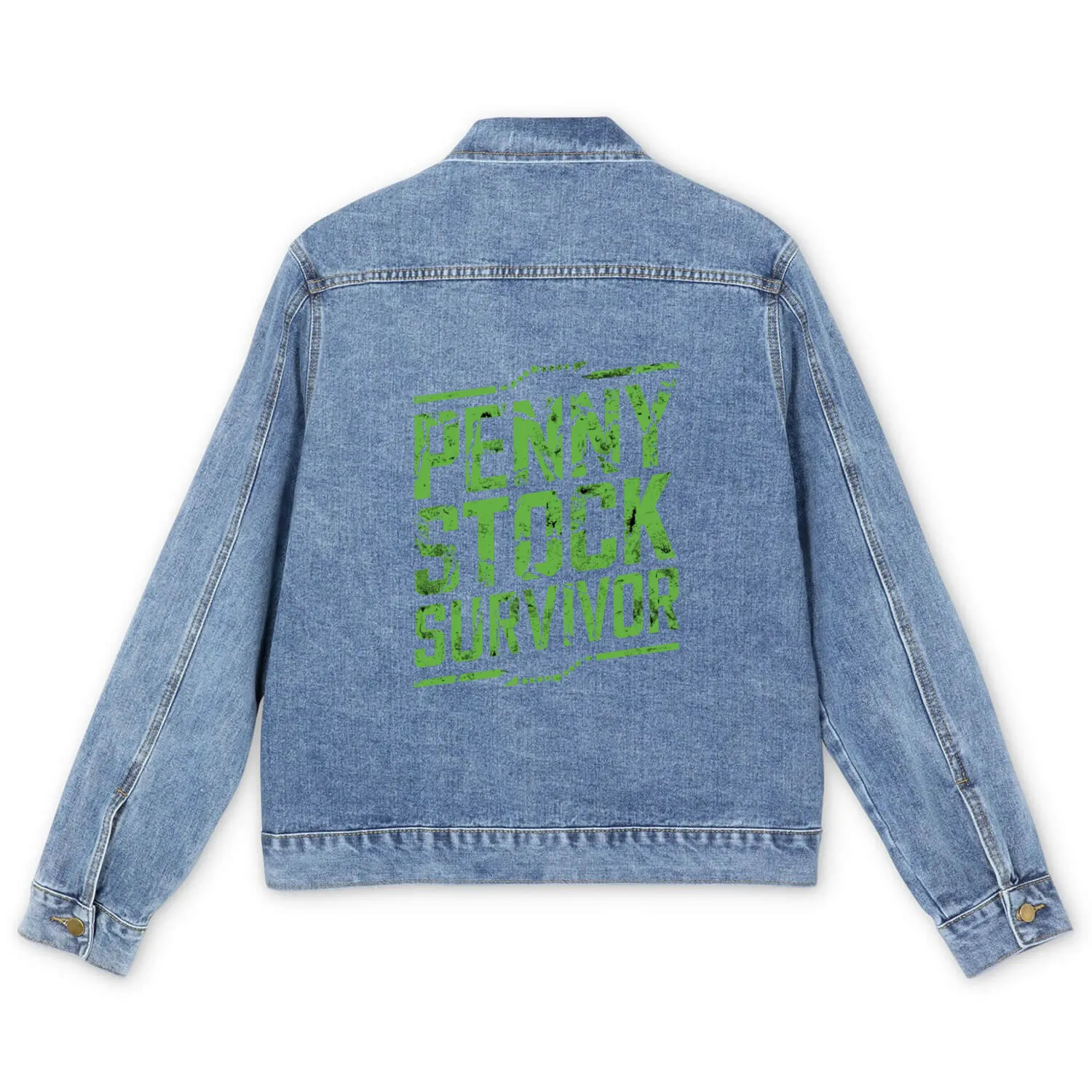Stock Market trader Forex Trader Investor Trading Men's Denim Jackets
