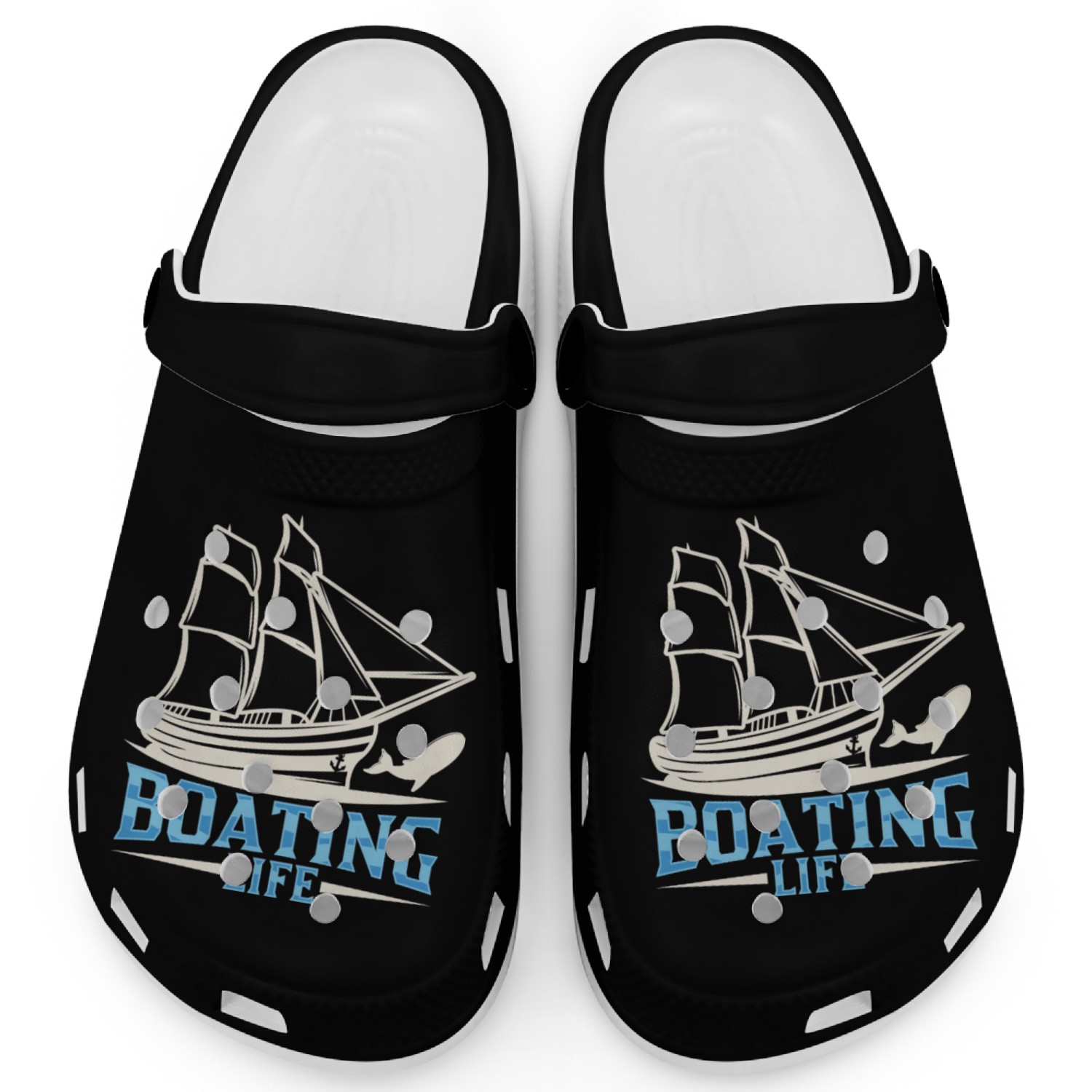 Boating Life Ship Boat Captain Yacht Clogs