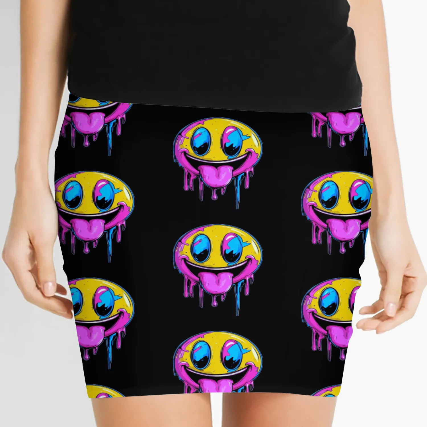 Bubble smiling art designs for beauty.All Women's Mini Skirts