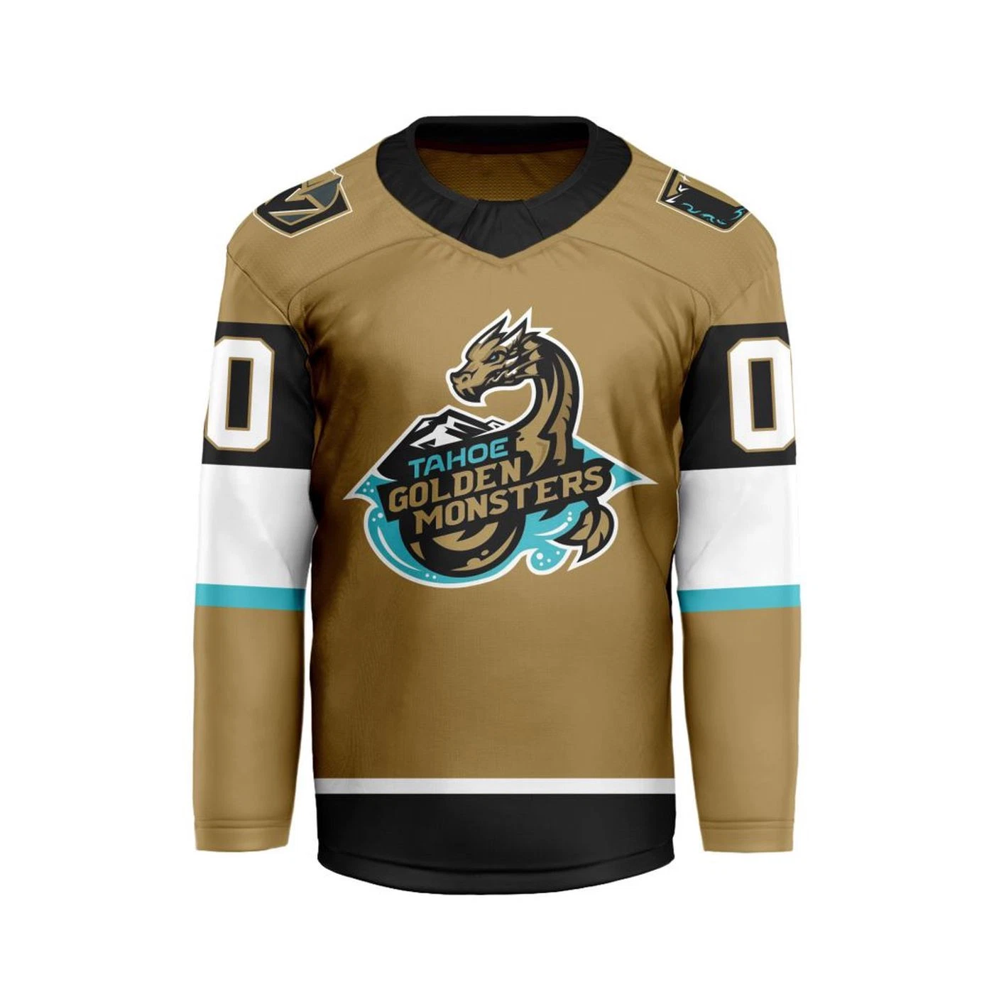 Tahoe Knight Monsterss Custom 2026 25-26 Affiliate V-shaped Hockey Jsy