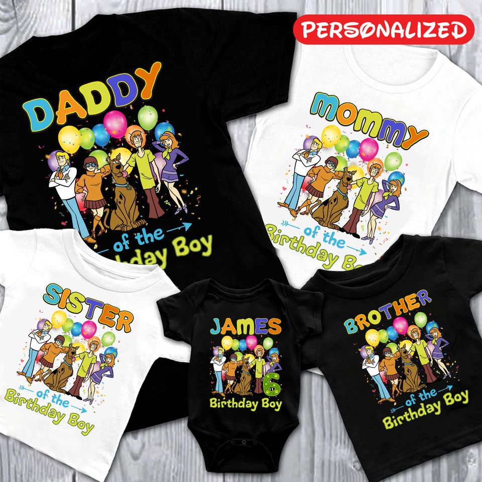 Scooby Doo Birthday Shirt, Scooby Doo Shirt