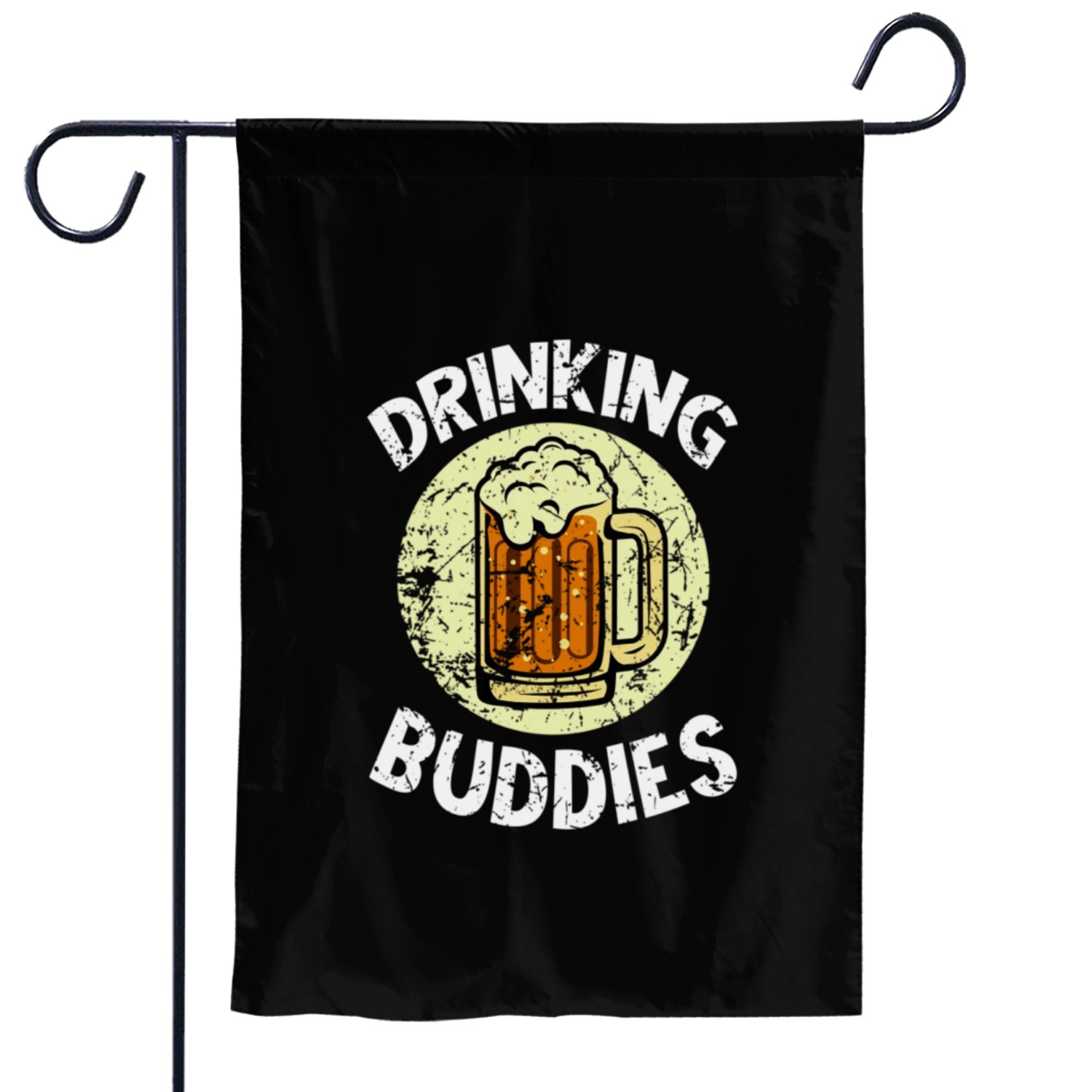 Drinking Buddies Garden Flags