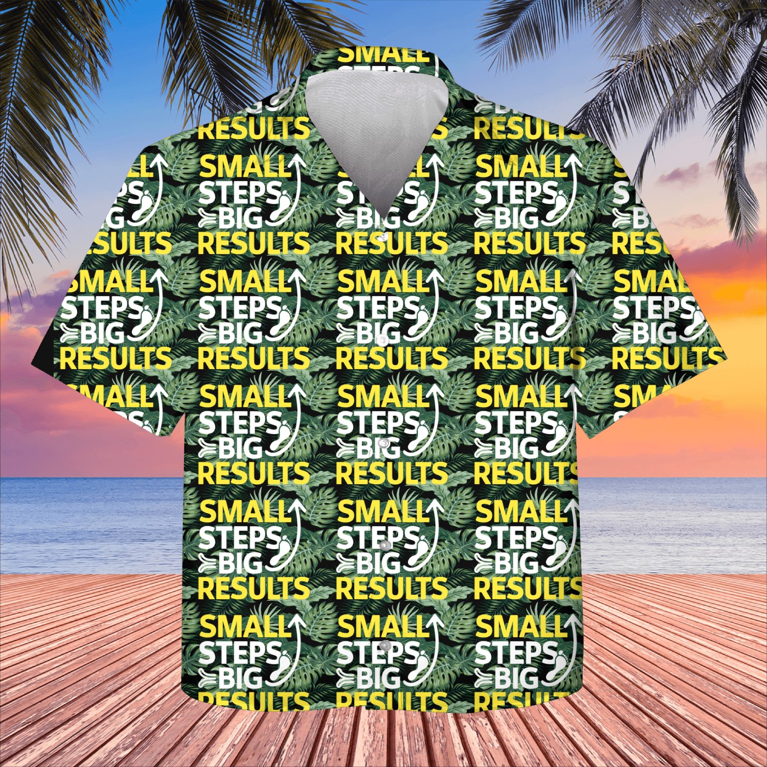 Small Steps, Big Results Motivational Kids Hawaiians