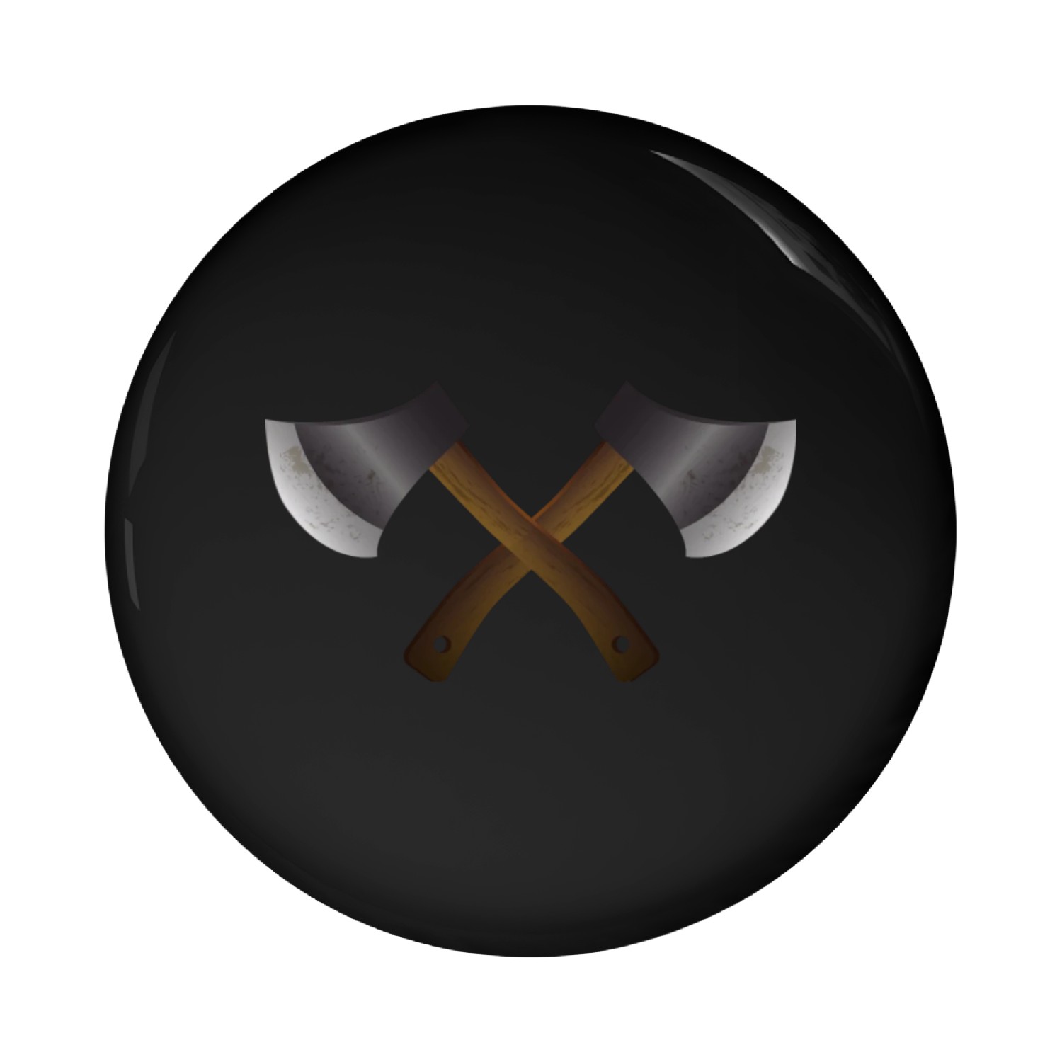 Axe Throwing Double Lumberjack Hatchet Ax Pin Buttons