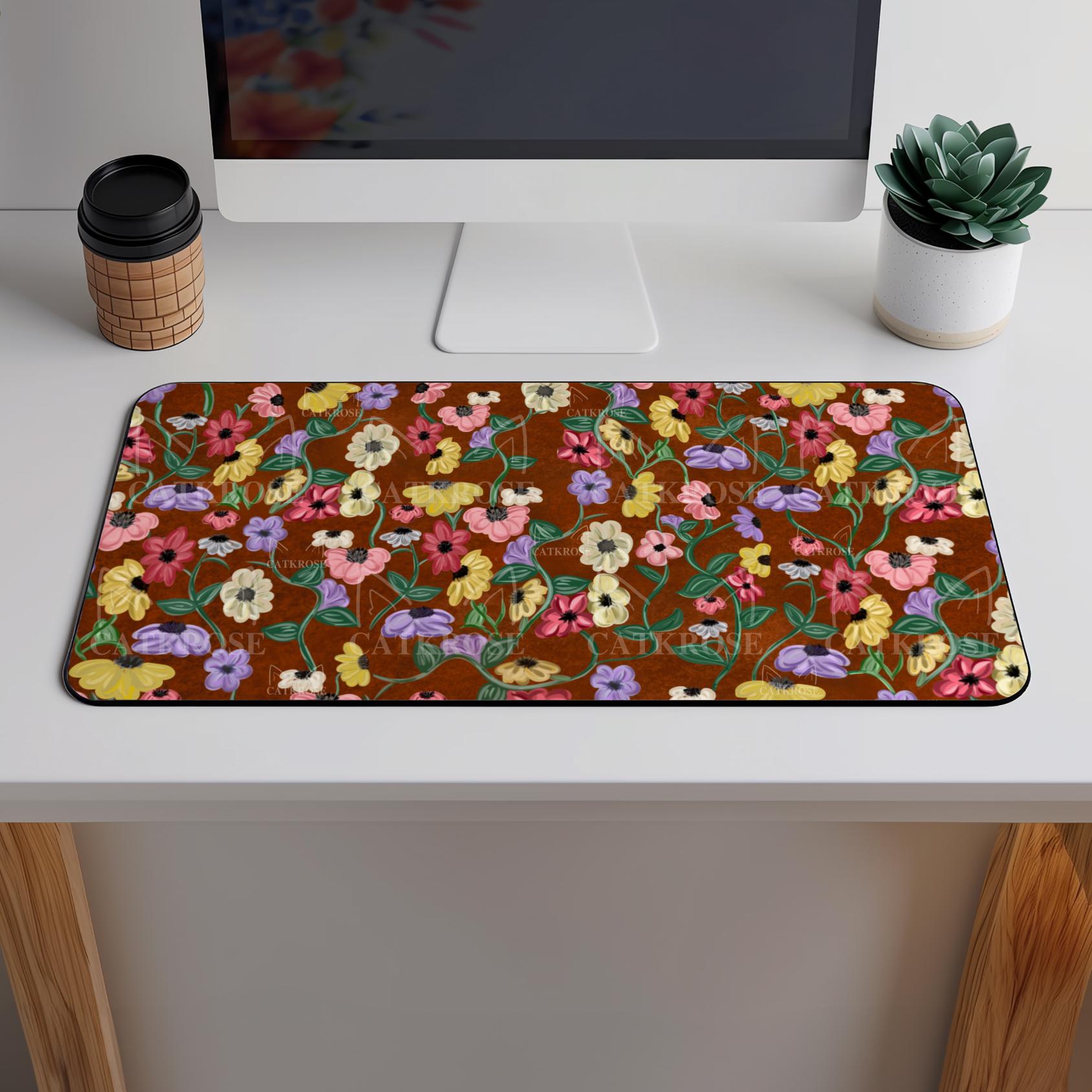 Floral Piano Desk Mat
