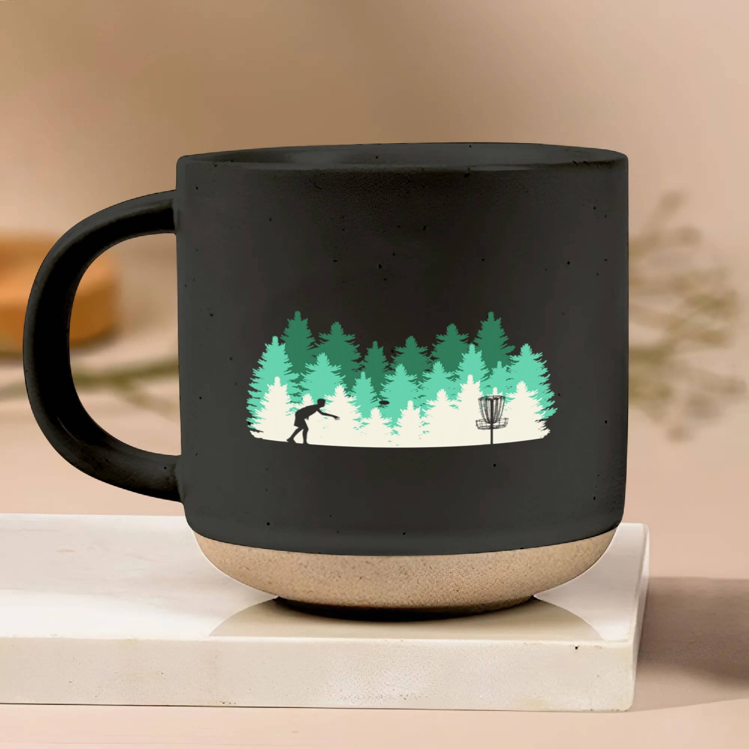 Disc Golf Pottery Mugs Funny Gift Idea for Dad