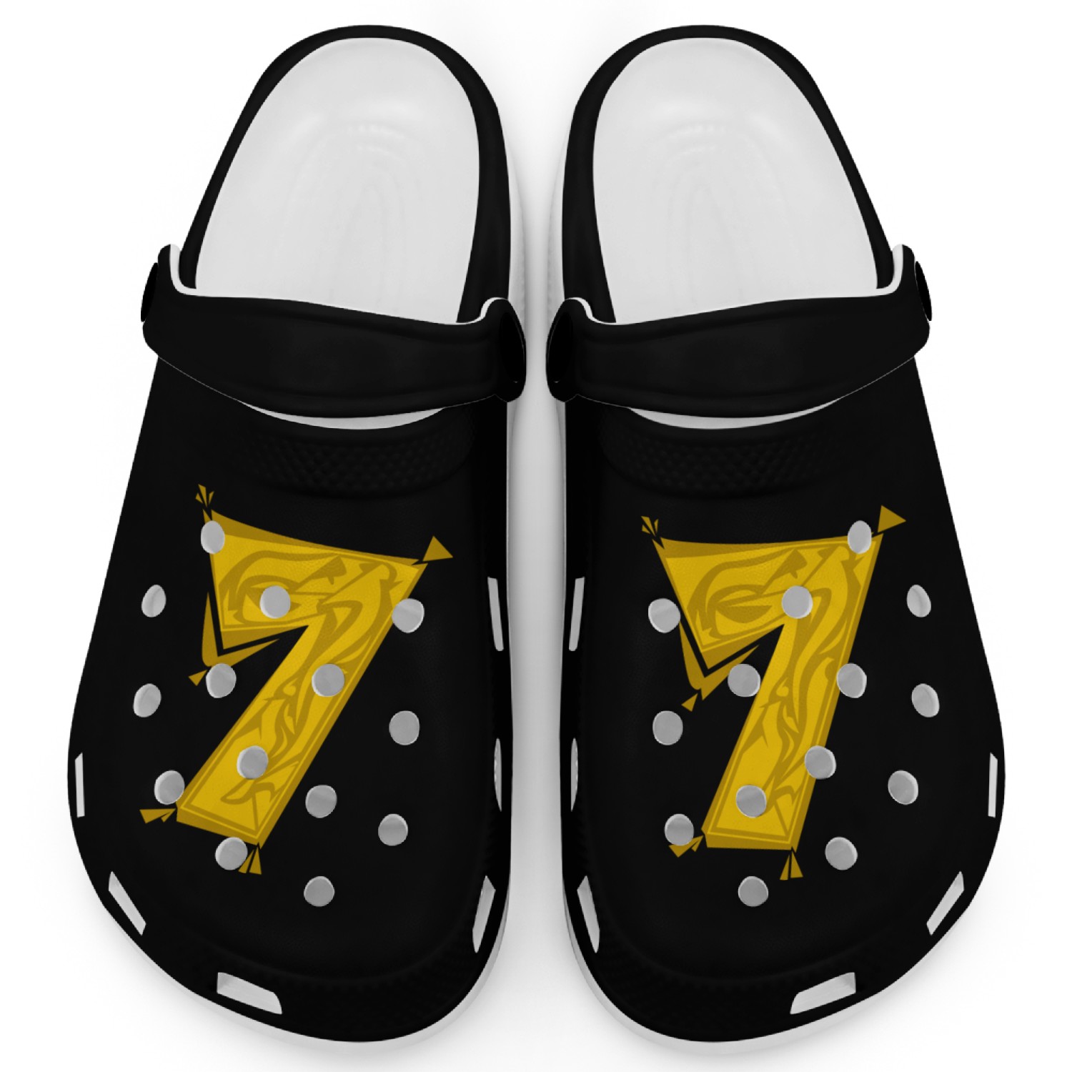 7 its my number,back number and for identity Clogs