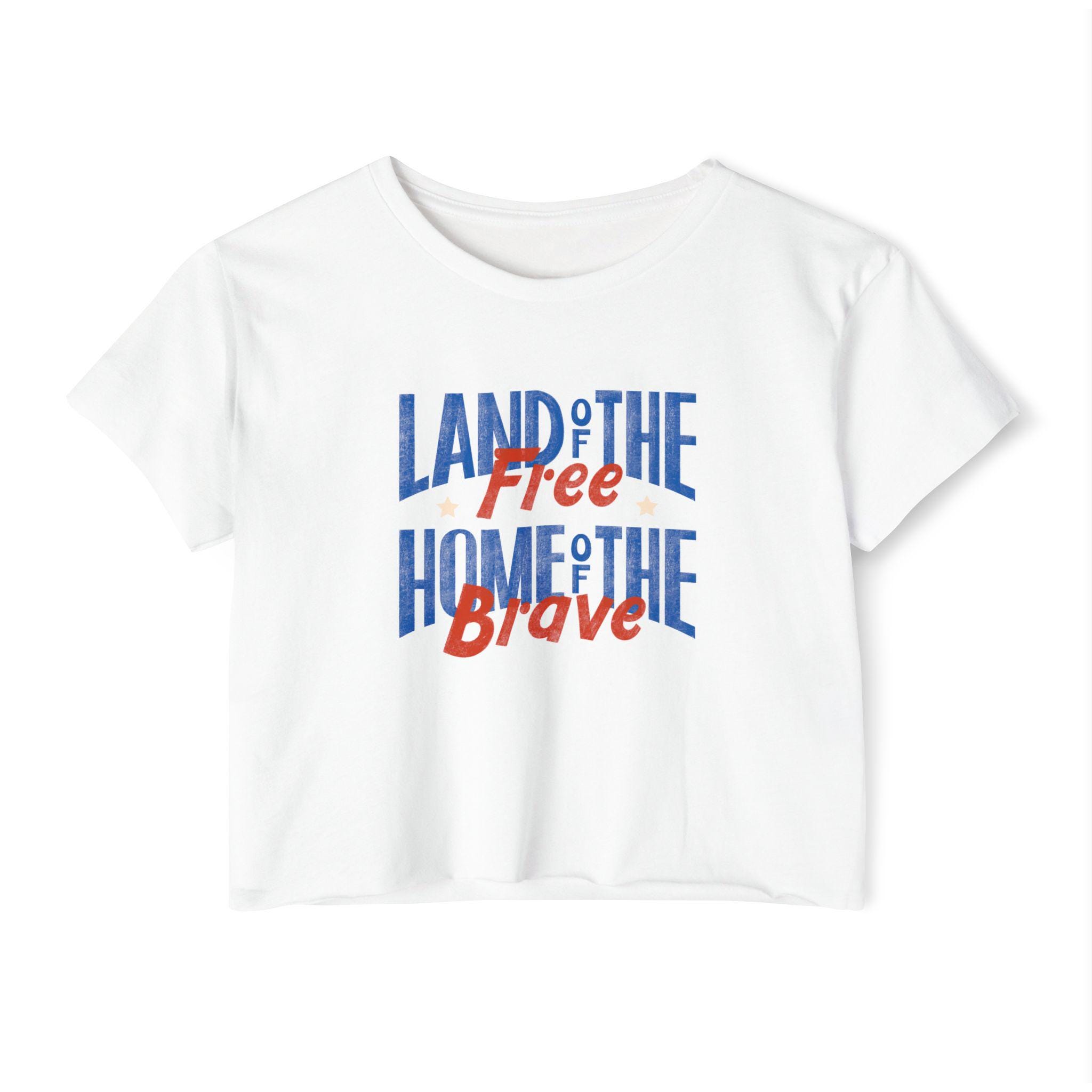 Patriotic Festival Crop Top | Women's Summer Fashion, Fourth of July, Concerts, Casual Wear, 4th of july