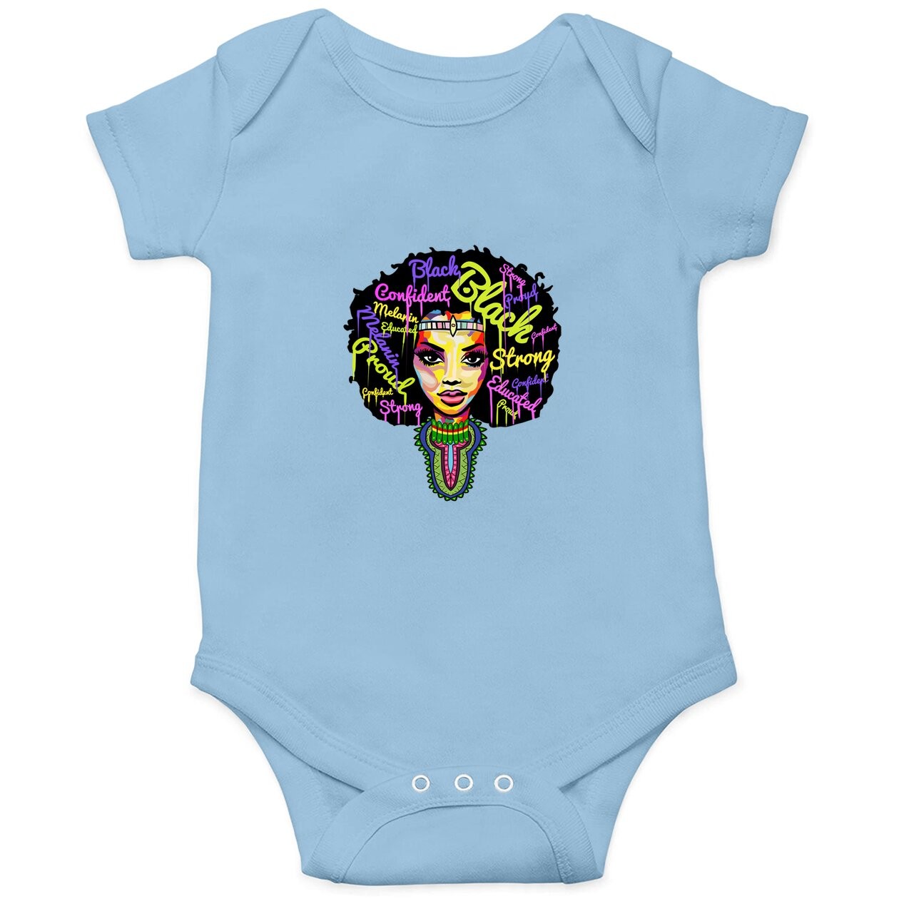 Strong African Queen Baby Bodysuit For - Proud Black History Baby Bodysuit