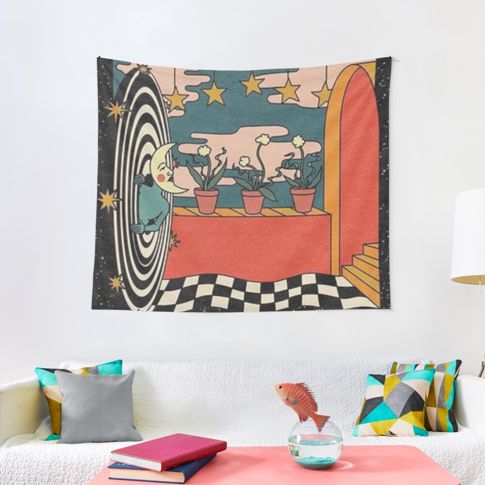 Indie Moon Tapestry
