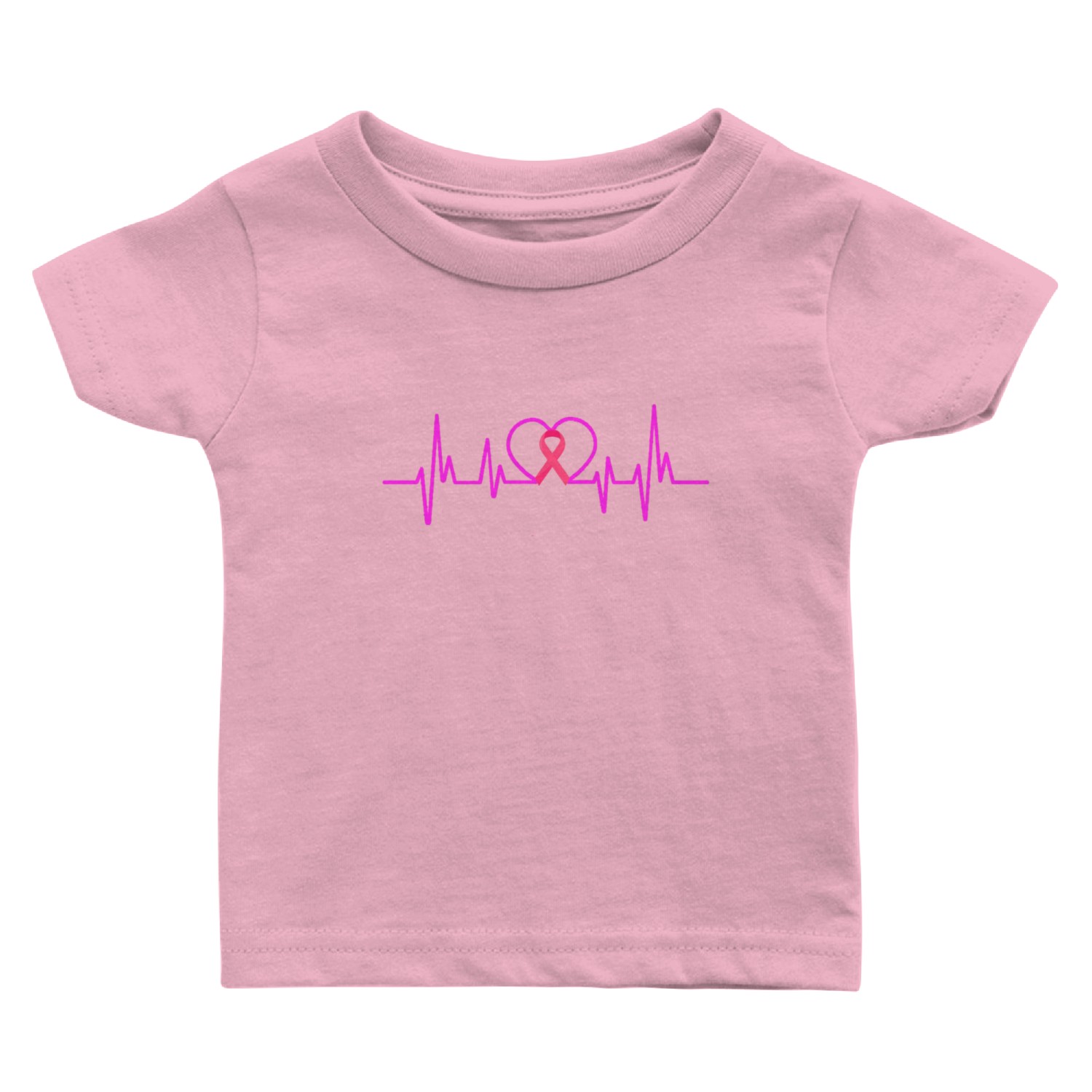 In October We Wear Pink Leopard Breast Cancer Awar Baby T Shirts
