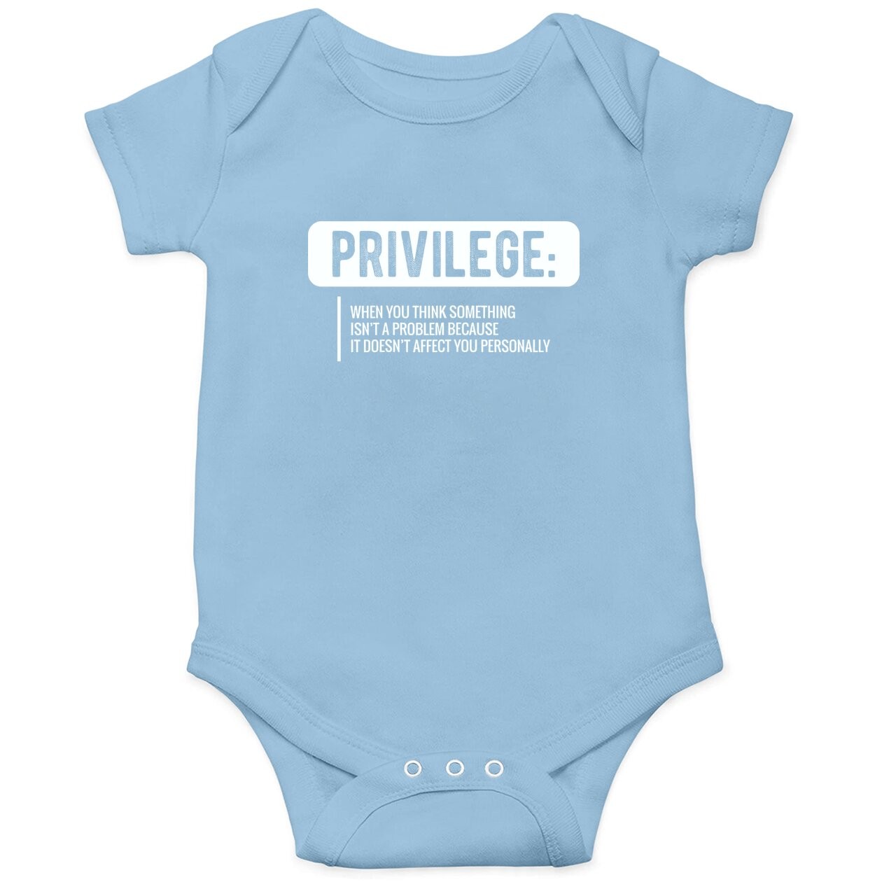 Privilege Civil Rights Equality Baby Bodysuit