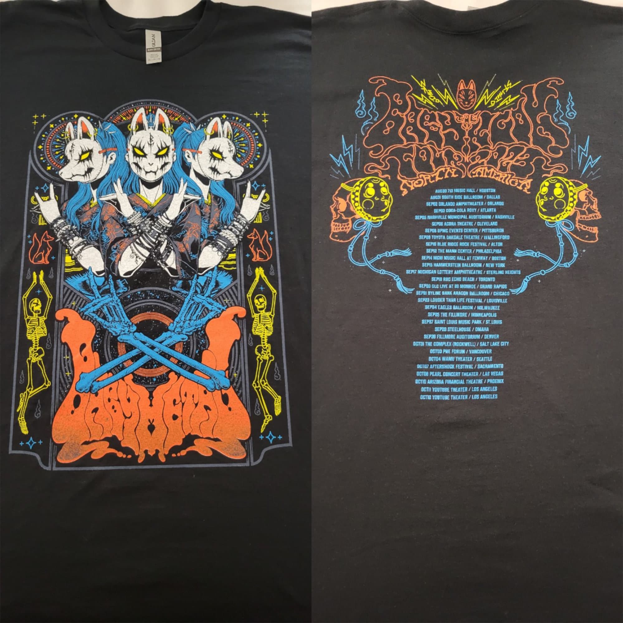 Babymetal US Tour Shirt, Babymetal Tshirt, Babymetal Tour Shirt