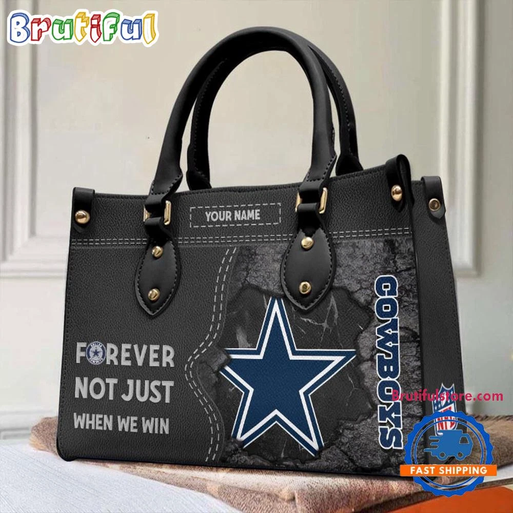 Dallas Team Cowboys Forever Leather Bag, Sport Leather Bag, Unisex Bag