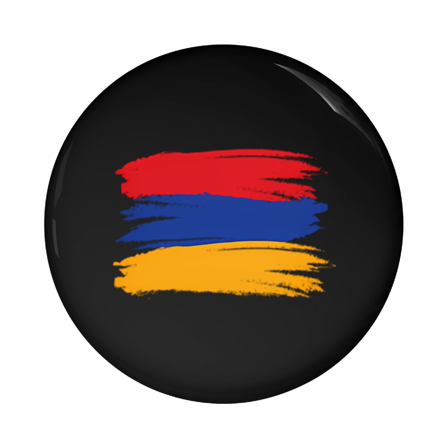 Armenian Flag Print Armenia Pin Buttons